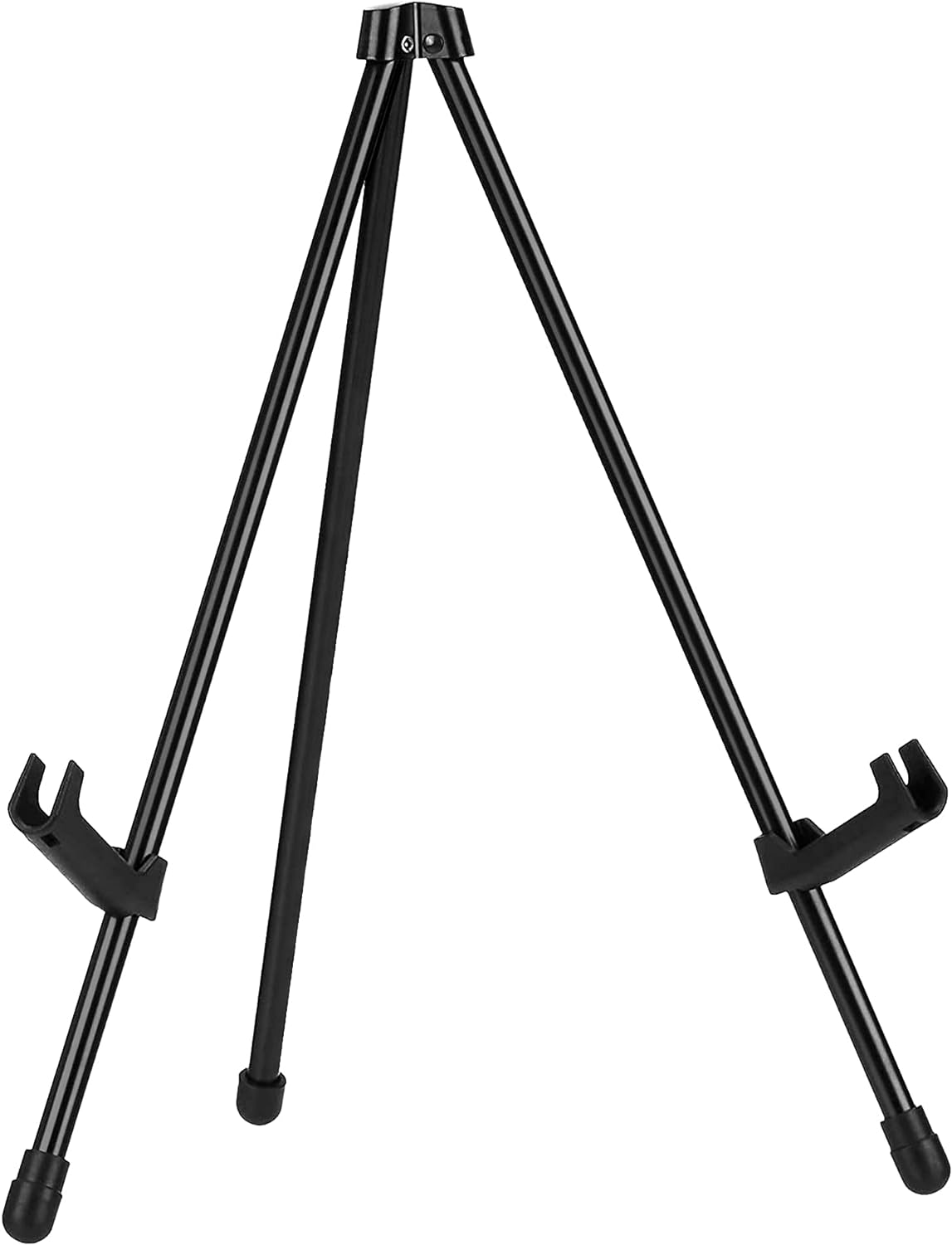 Amazon Basics Tabletop Instant Easel, Black Steel Table Top Easels for Display, Adjustable & Portable Tripod for Paintings, Signs, Posters