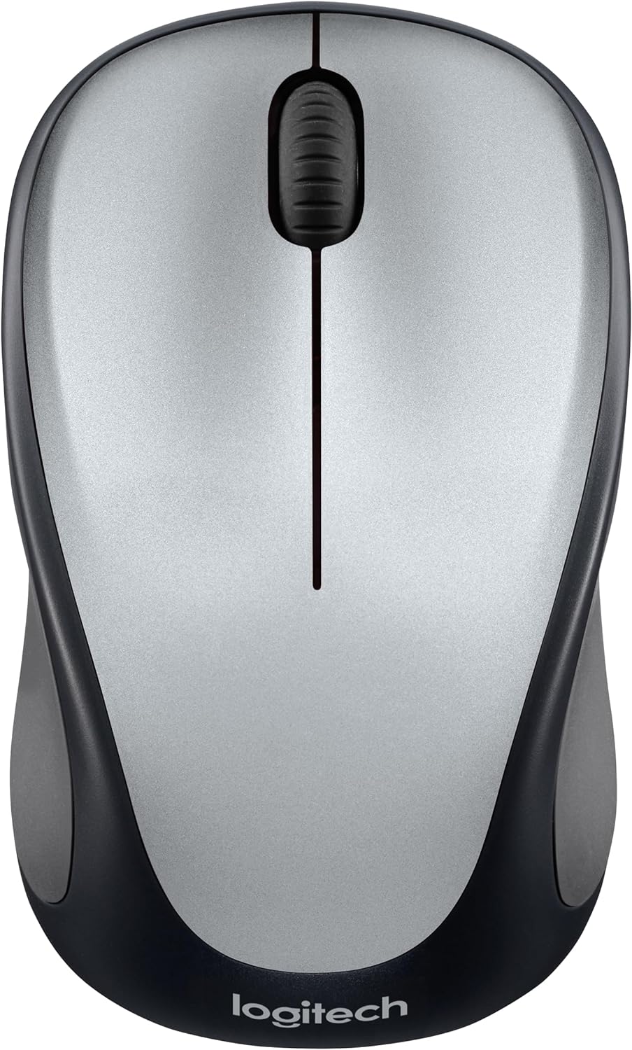 Logitech M317 Wireless Mouse, 2.4 GHz with USB Receiver, 1000 DPI Optical Tracking, 12 Month Battery, Compatible with PC, Mac, Laptop, Chromebook - Light Steel