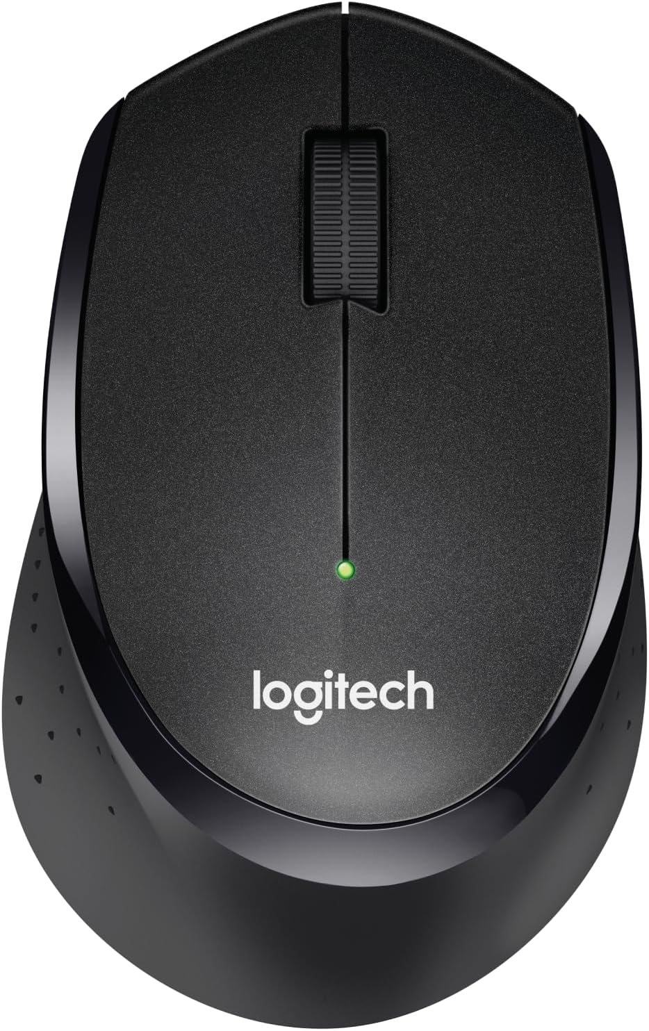 Logitech M330 SILENT PLUS Wireless Mouse, 2.4GHz with USB Nano Receiver, 1000 DPI Optical Tracking, 2-year Battery Life, Compatible with PC, Mac, Laptop, Chromebook - Black