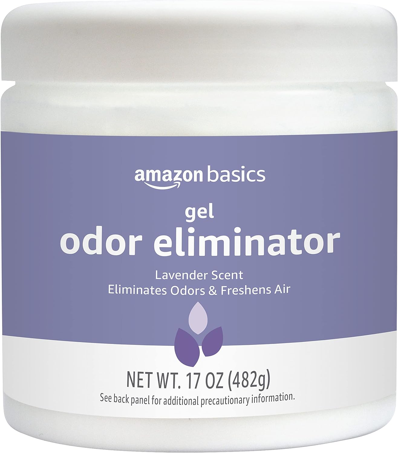 Amazon Basics Gel Odor Eliminator, Lavender, 1.06 Pound (Pack of 1)