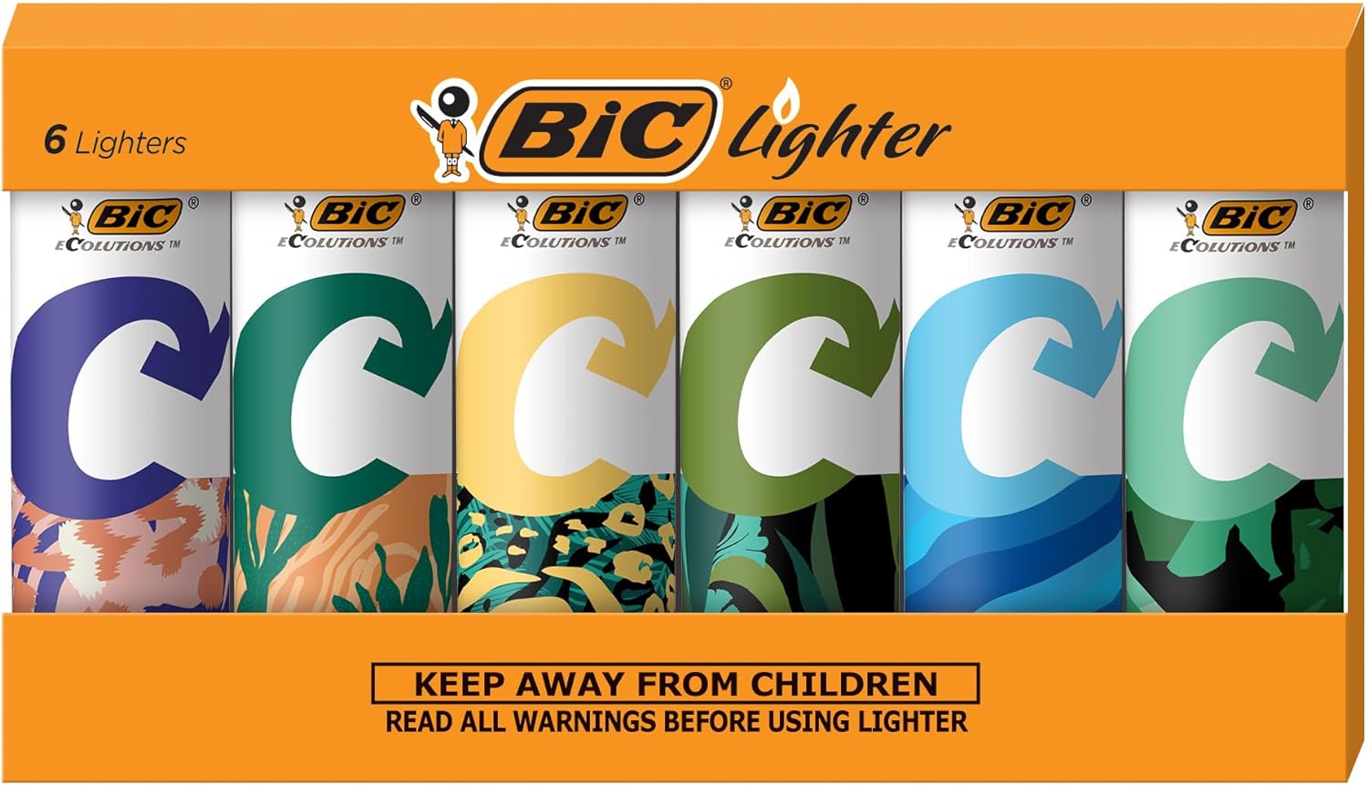 These are great lighters that are very long lasting. I picked these because I appreciated the design and eco-friendly element of them. BIC is always a solid go-to for lighters!