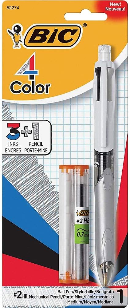 These pens are SO GREAT and hard to keep only because everyone tries to steal them away.One pen, FOUR colors. Very comfy to hold. Smooth writing.