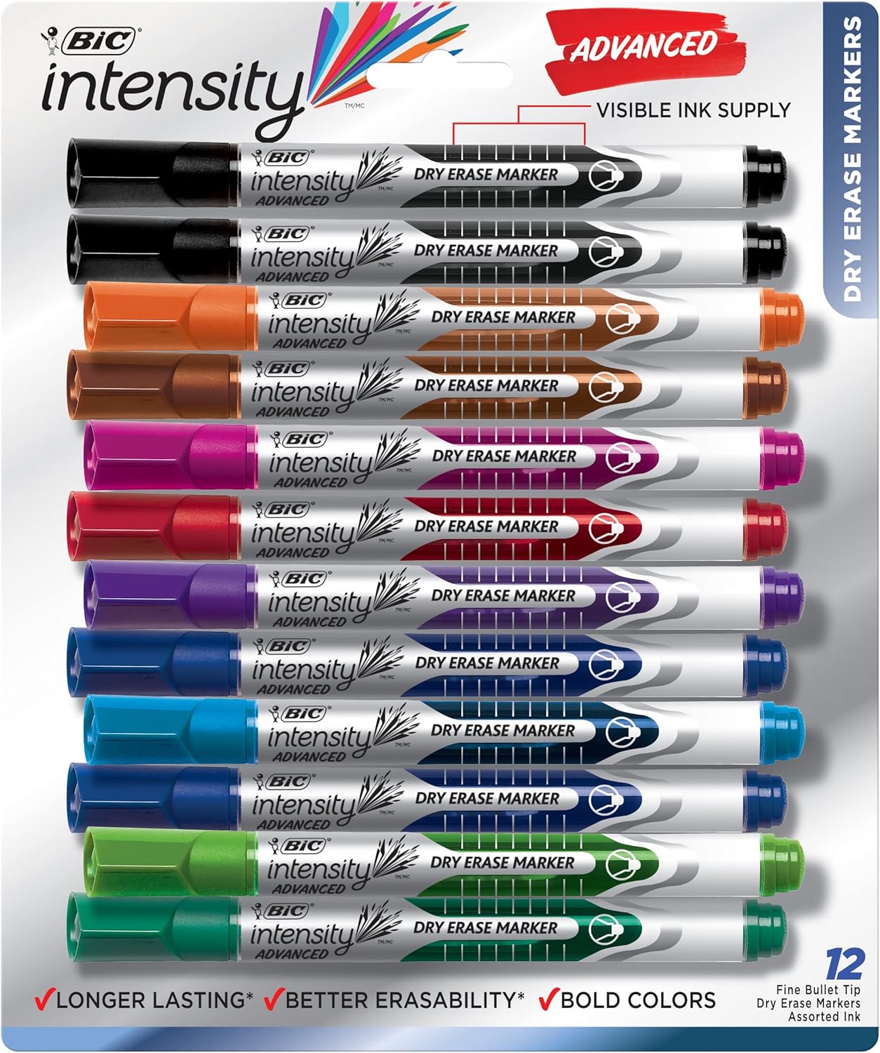 It' so nice to not smudge while writing on my dry erase board. The best markers I've used. Colors are vibrant, they erase easily and don't smear.