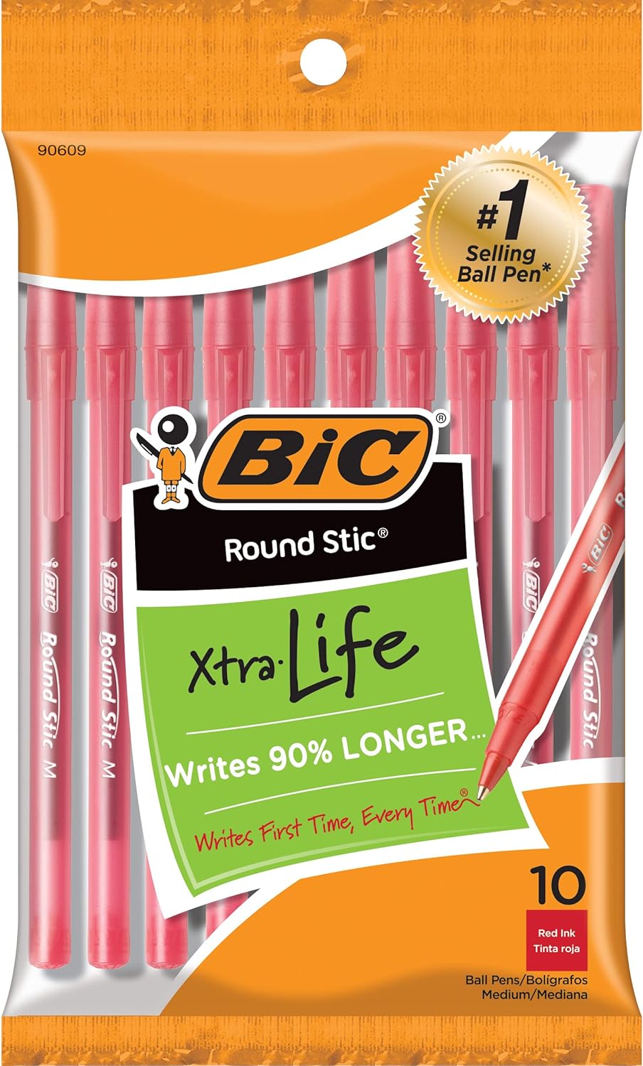 The BIC Round Stic Xtra Life Ballpoint Pen has proven itself to be a time-tested classic, earning a well-deserved five stars for its reliability and exceptional performance.From the first stroke to the last, these pens consistently deliver a smooth and effortless writing experience. The medium-point creates clear, legible lines, making it a go-to choice for various writing tasks.Durability is a standout feature of the BIC Round Stic Xtra Life. The pen lives up to its name, offering an extended l