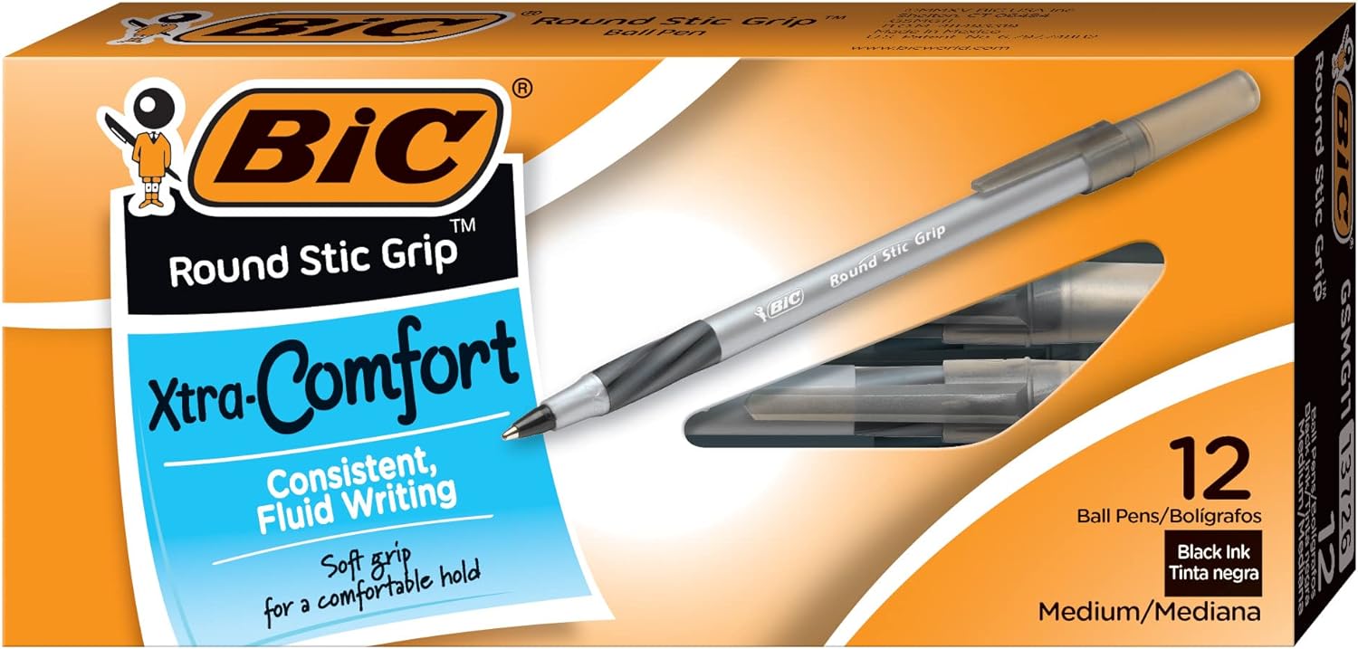 You can never go wrong with the classic Bic pen. It writes smoothly and is a good value.They are made well so no leaking pens in your bag or pocket.
