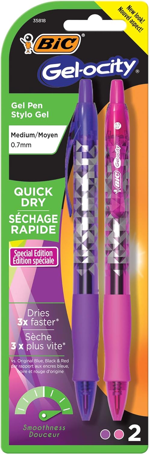 Great gel pens with smooth ink flow that dries quickly. I have these in practically every color and will continue to buy.