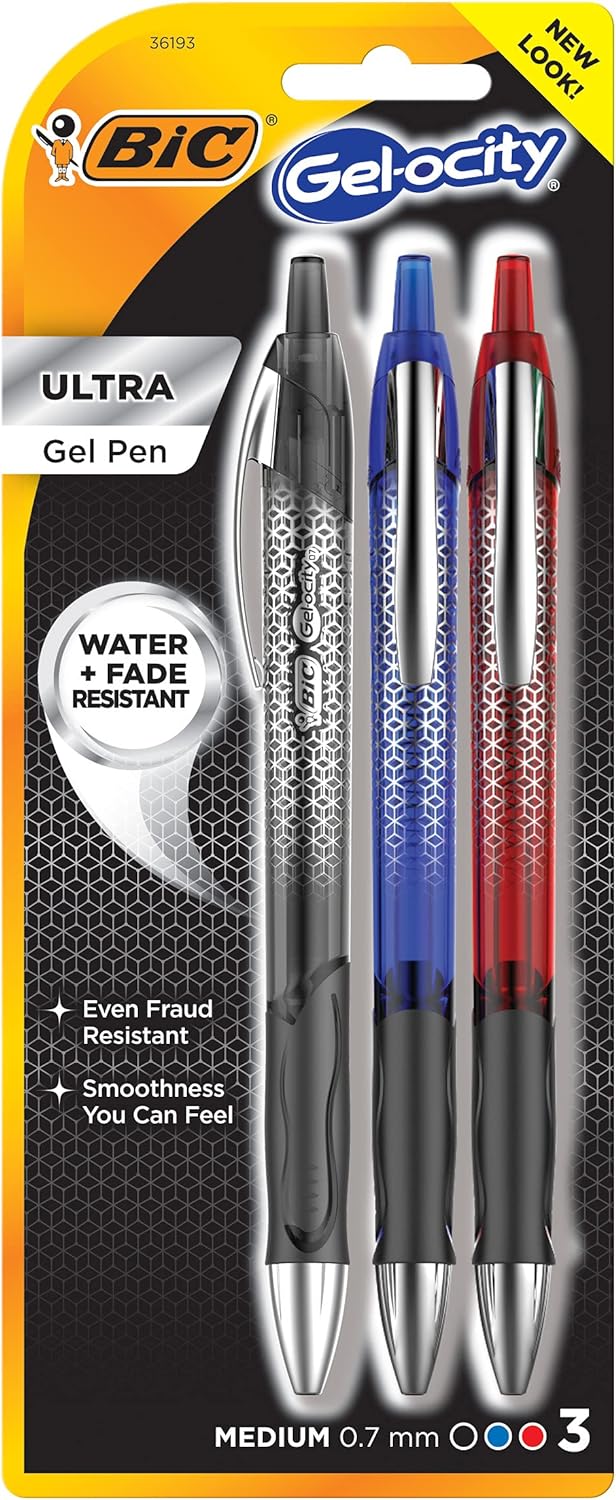 My favorite pens! So smooth and dark and no smear.