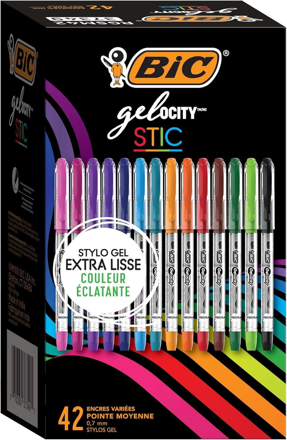 These are fun to use especially on birthday cards and letters. The colors are bright and they write smooth.