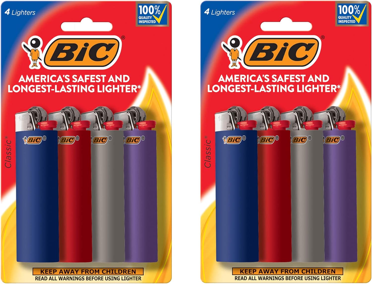 I was very happy to find this deal for 8 Bic lighters on Amazon.com. The price was right, and I didn't need to leave the house to shop for them on a single basis. Shipping was free and they arrived when promised.