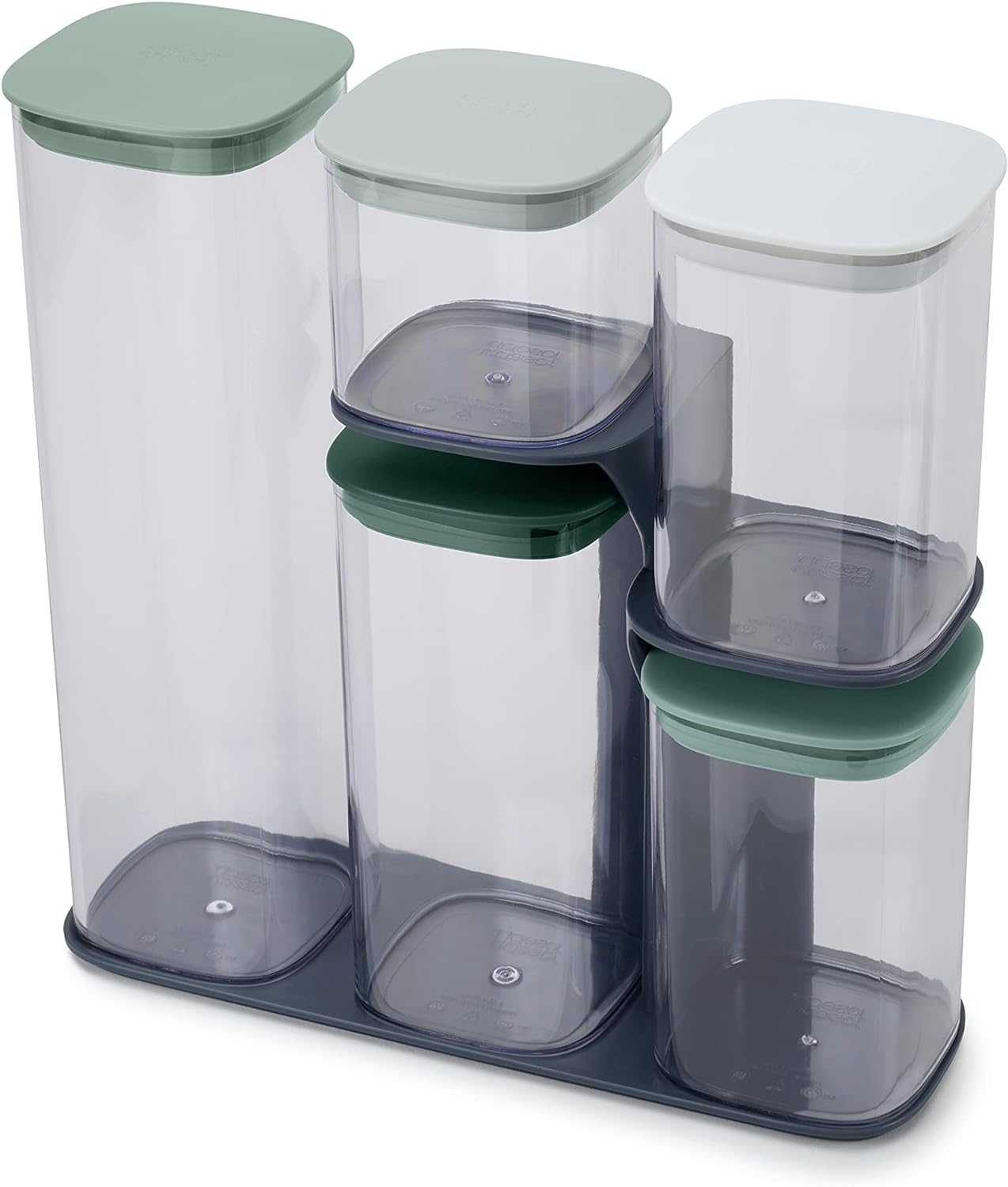 Joseph Joseph Podium 5-piece storage container set - Editions (Sage),Green