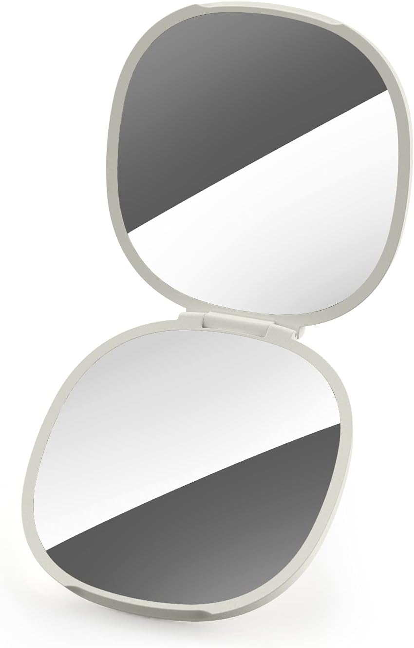 Joseph Joseph 75006 Viva Magnifying Compact Cosmetic Mirror 1x/3x, Shell