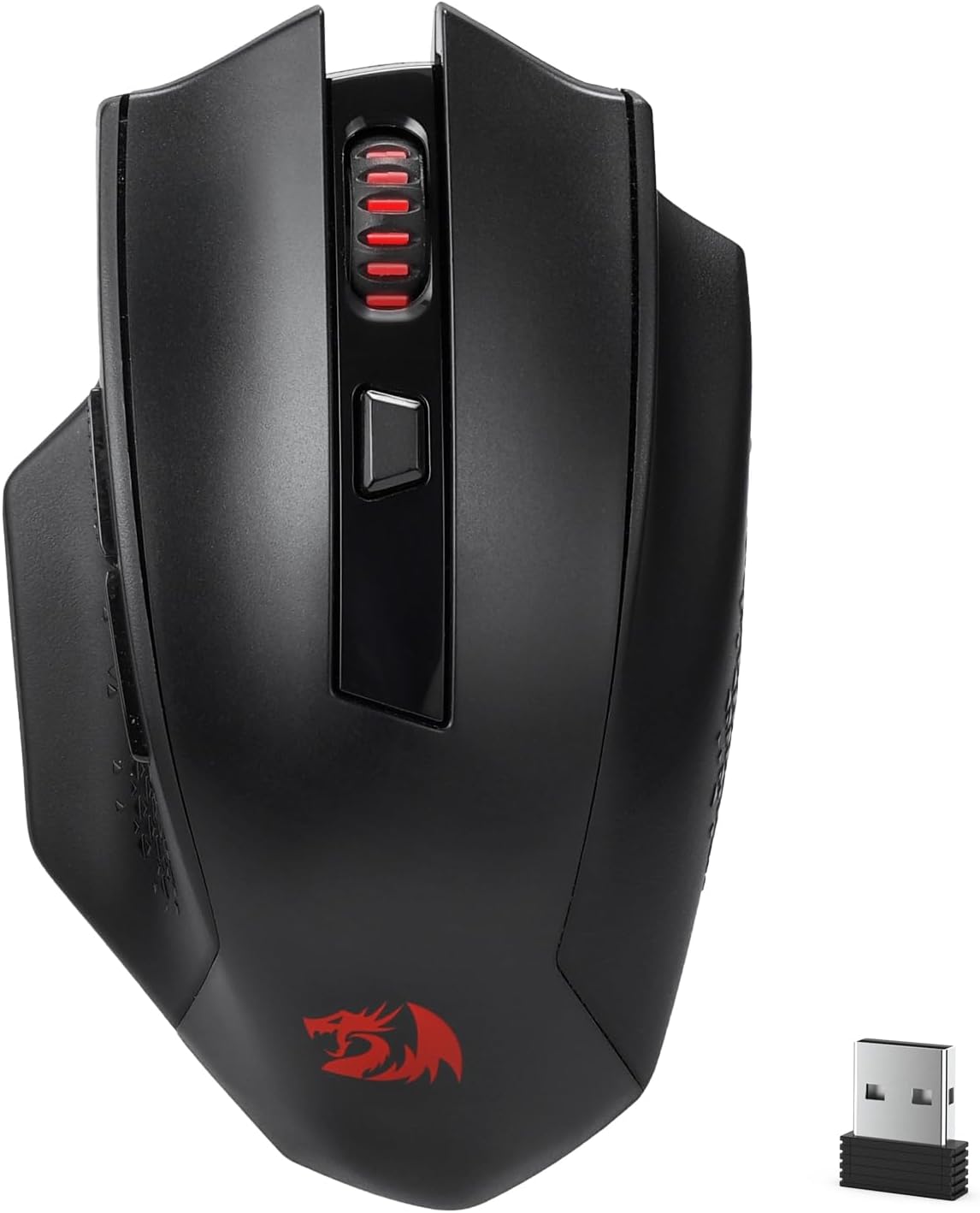 Redragon M994 Wireless Gaming Mouse, 26000 DPI Wired/Wireless Gamer Mouse w/ 3-Mode Connection, BT & 2.4G Wireless, 6 Macro Buttons, Durable Power Capacity for PC/Mac/Laptop