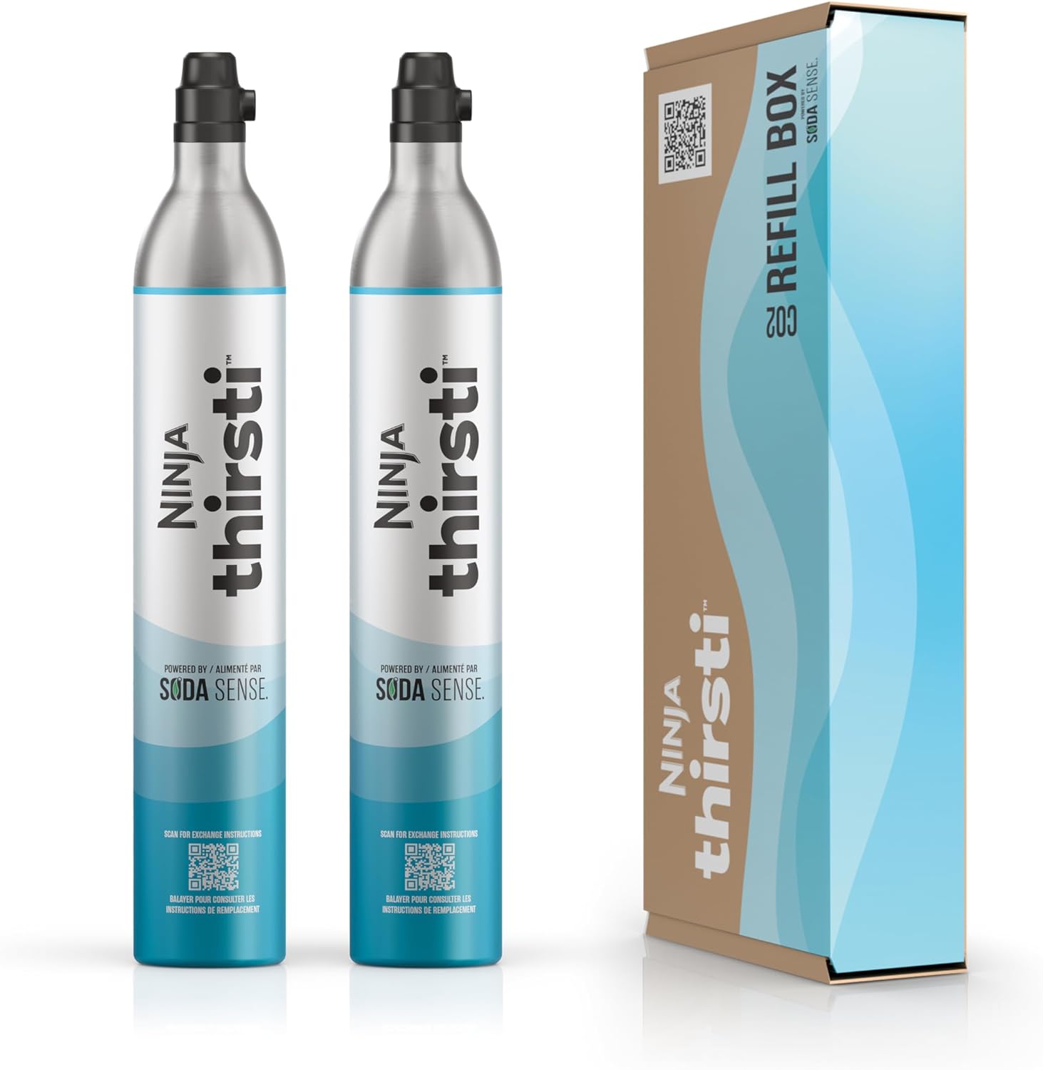 Ninja WCX02CO2 Thirsti 60L CO2 Canister 2-Pack