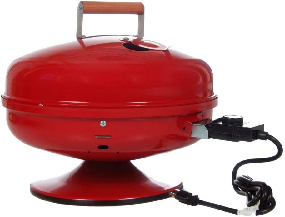 Americana Lock 'N Go Electric Grill, Red