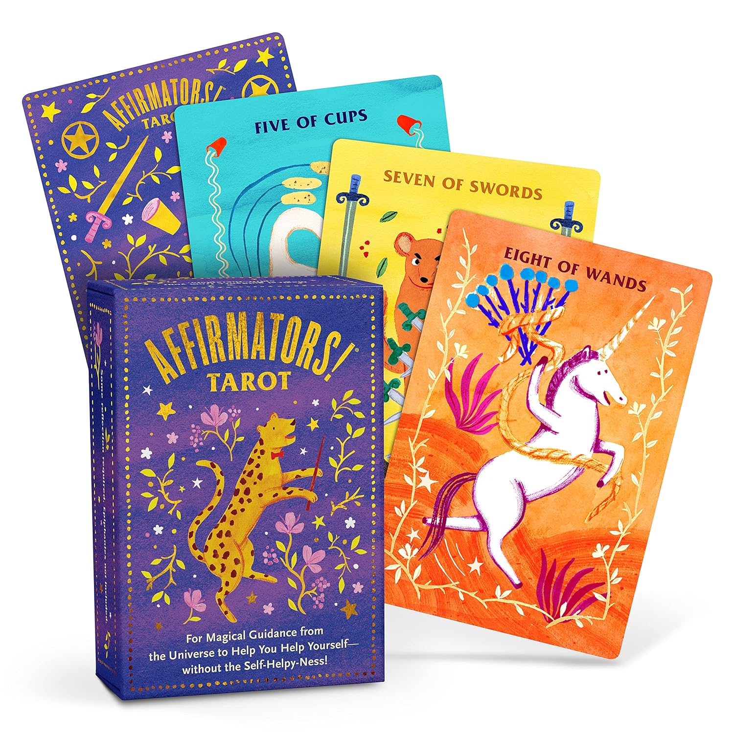 Affirmators! Tarot Cards Deck - Daily Affirmation Tarot Cards with Positive Affirmations For Magical Guidance from the Universe to Help You Help Yourself without the Self-Helpy-Ness Cards  October 22, 2019