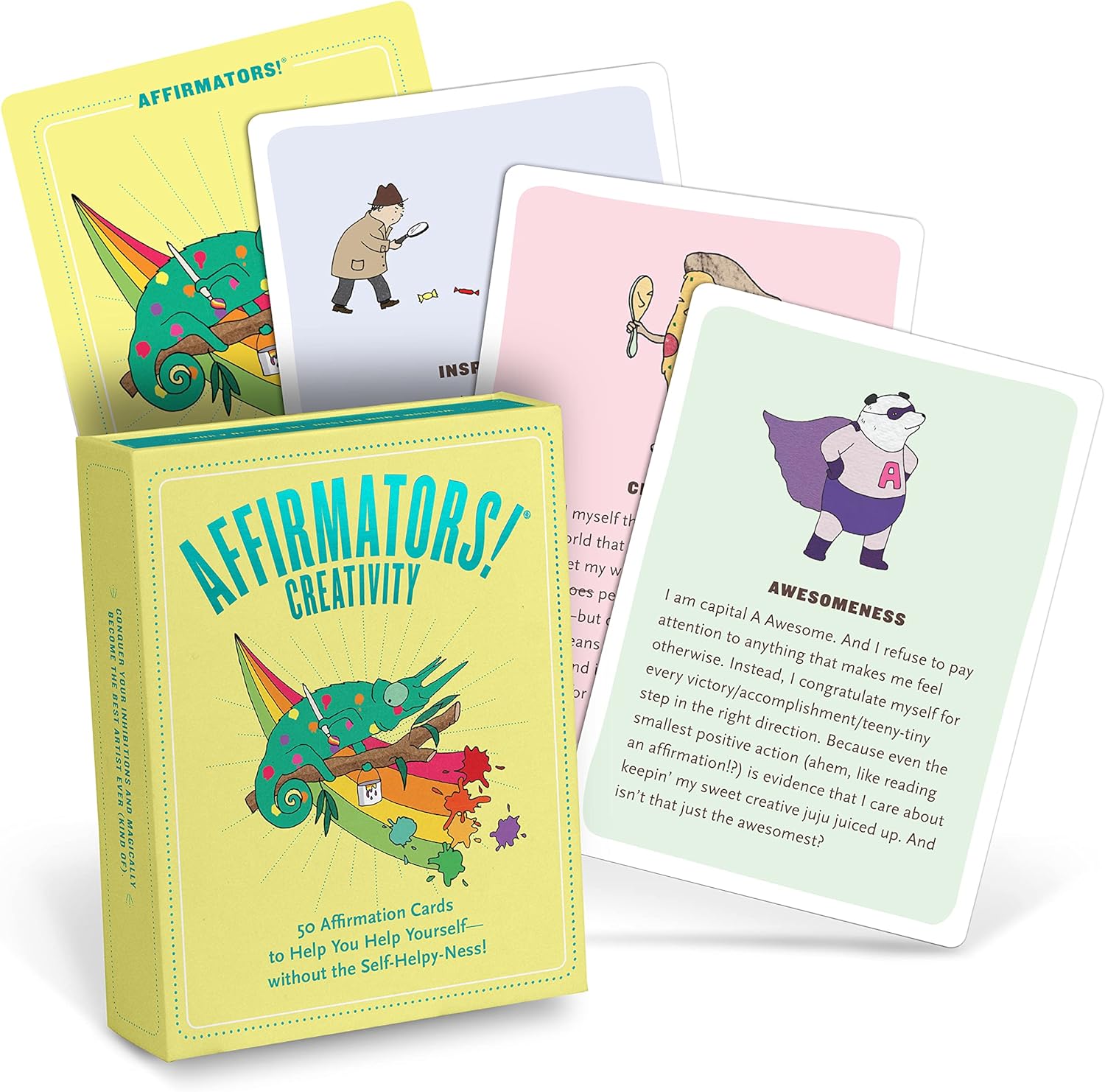 Affirmators! Creativity Deck: 50 Affirmation Cards to Help You Help Yourself - Without the Self-Helpy-Ness (50 Cards)