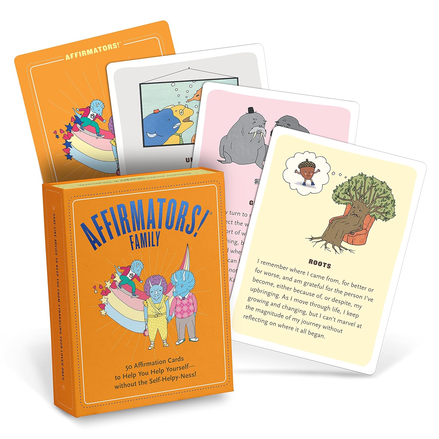 Affirmators! Family Deck: 50 Affirmation Cards on Kin of All Kinds - Without the Self-helpy-ness! Cards  April 29, 2018