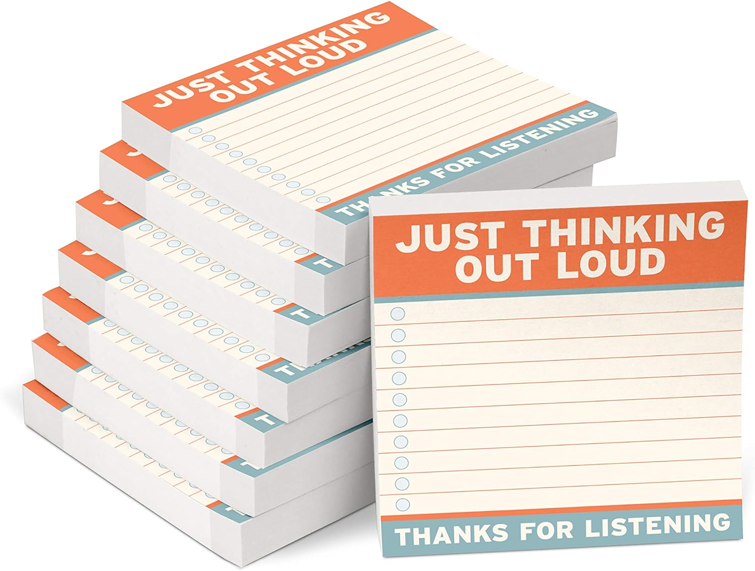 8-Count Knock Knock Thinking Out Loud Large Sticky Notes (4 x 4-inches)