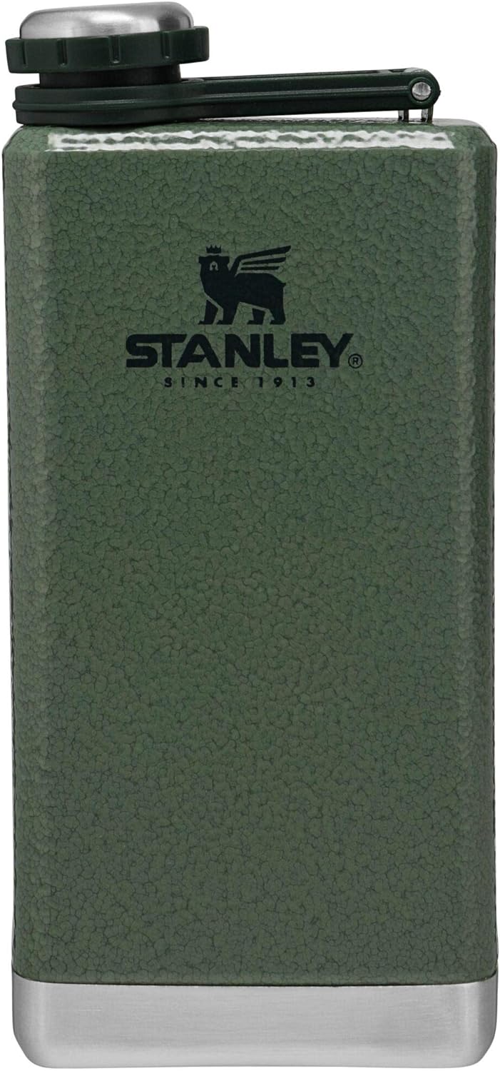 Stanley Legendary Classic Pre-Party Liquor and Spirit Flask - 8 Ounce - Stainless Steel Pocket Friendly Flask