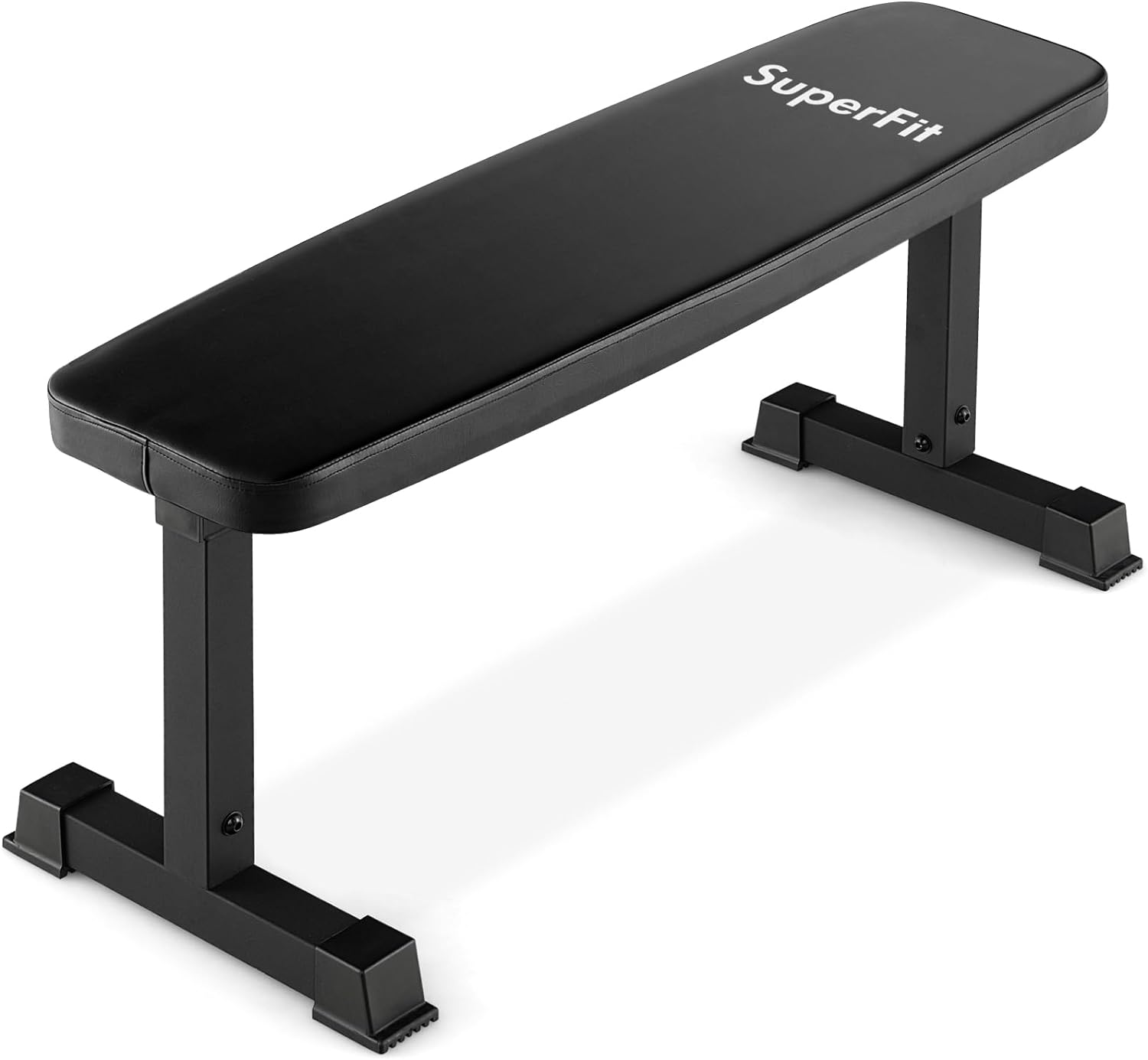 Goplus Flat Weight Bench, 660 LBS Heavy Duty Strength Training Exercise Bench for Home Gym, Easy Assembly, Multipurpose Full Body Workout Bench for Bench Press & Weight Lifting, Black