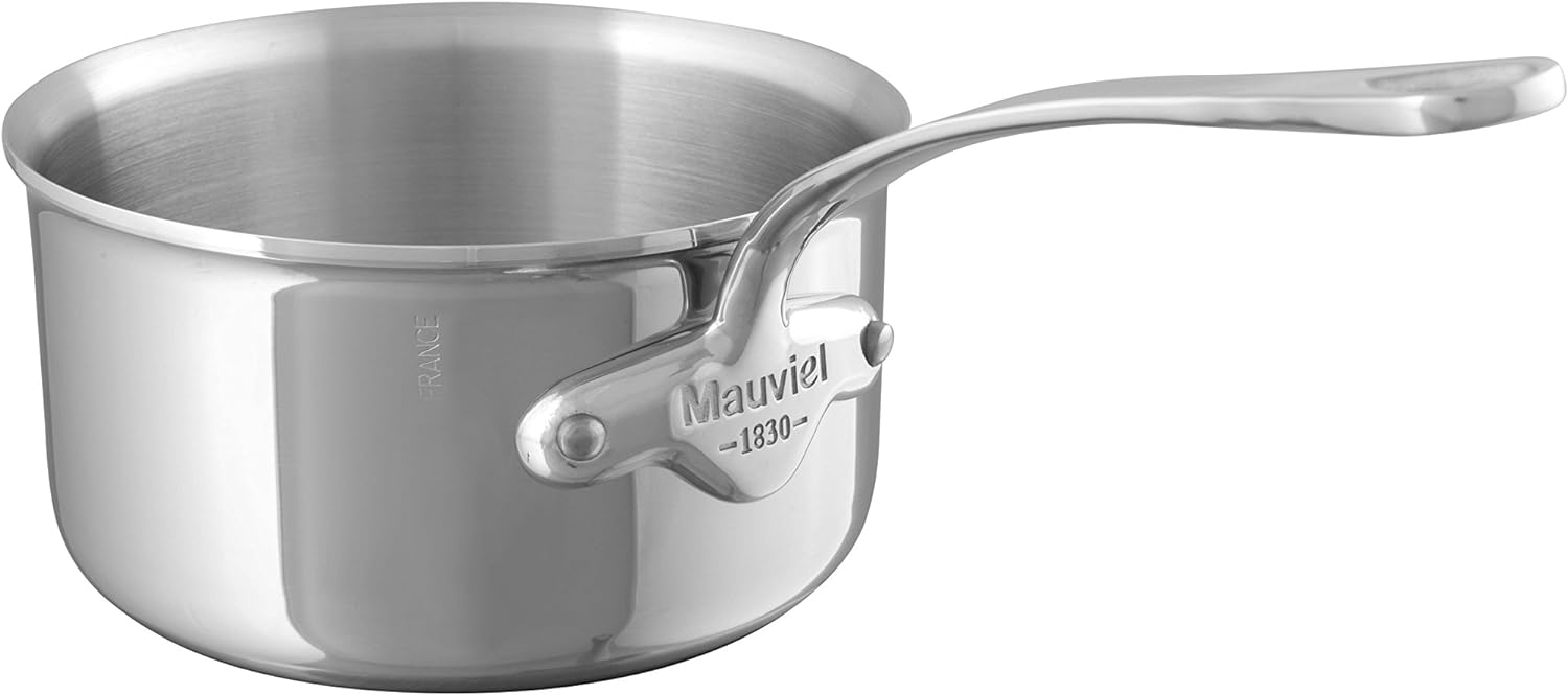 Mauviel M Cook 16CM CAST SS HDL 2.6MM M'cook Saucepan, 16, Stainless Steel