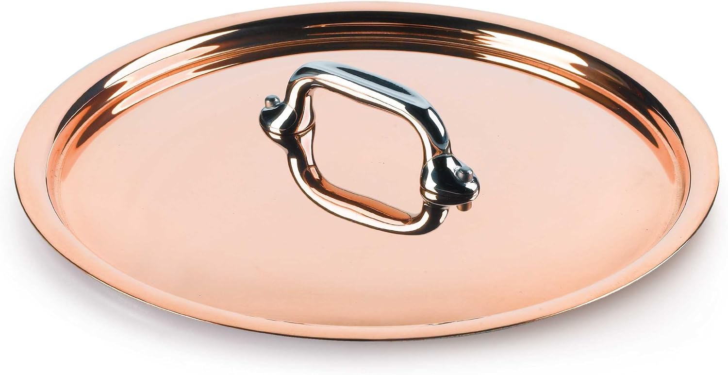 Mauviel Made In France M'Heritage Copper 150s 11-Inch Lid with Cast Stainless Steel Handle