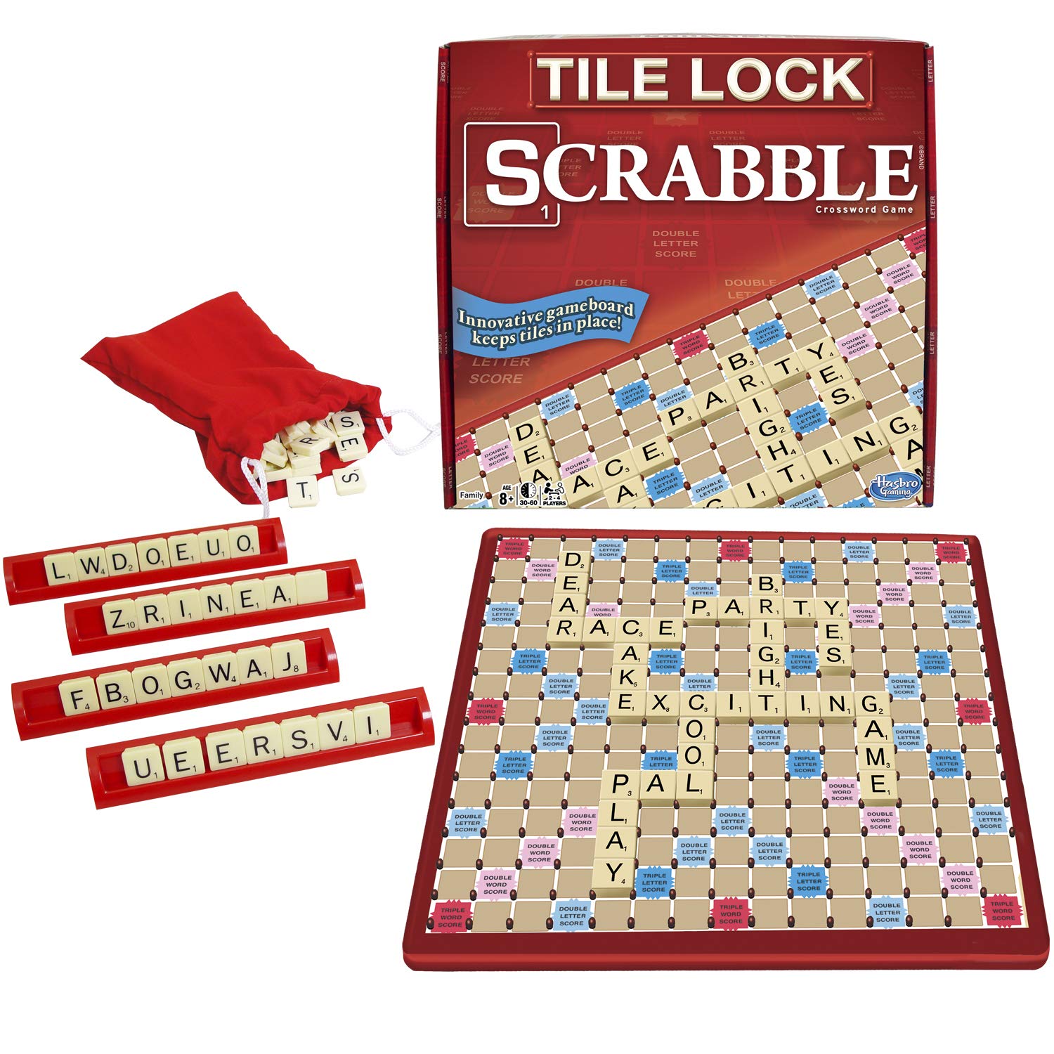 Tile Lock Scrabble,2 to 4 players Game  January 1, 2013