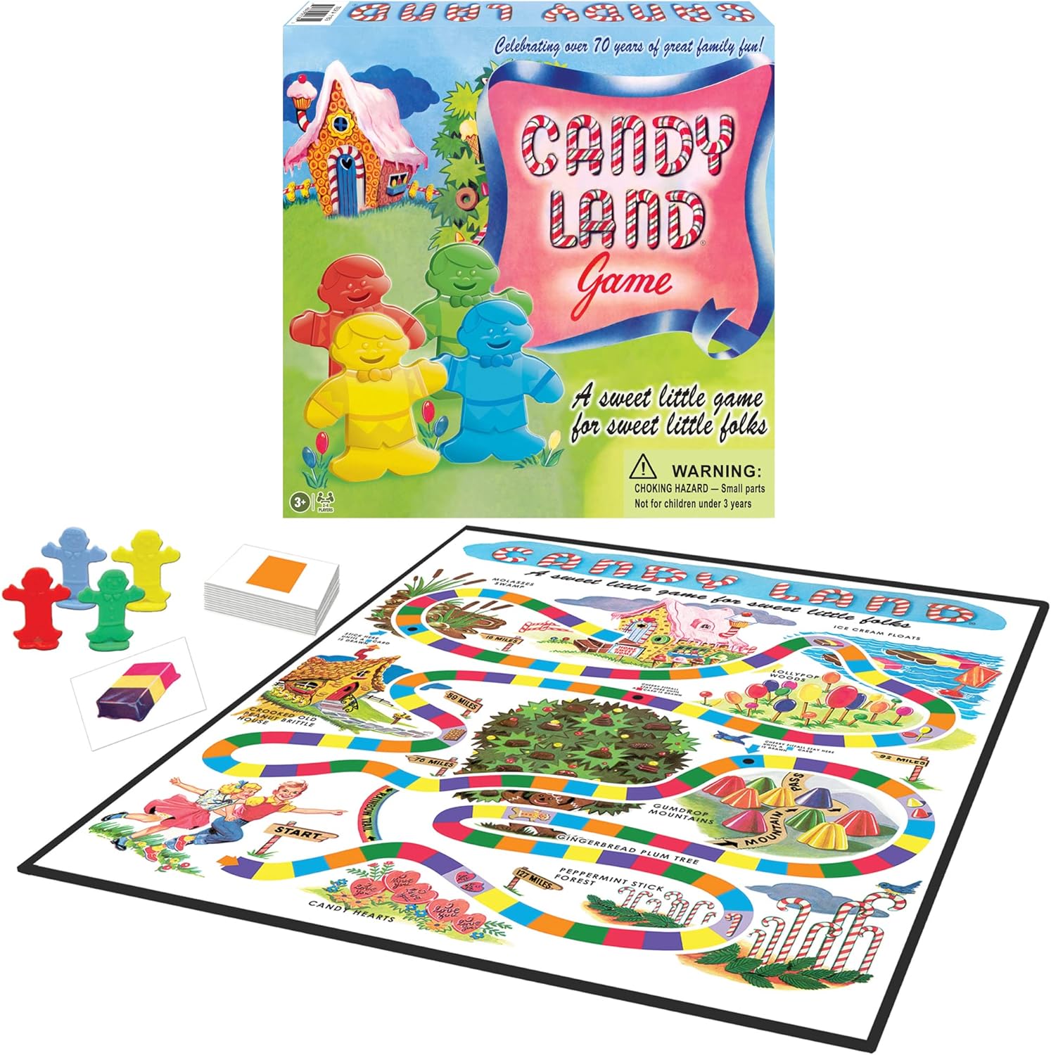 Winning Moves Games Candy Land 65th Anniversary Game, Multicolor (1189) 4 players