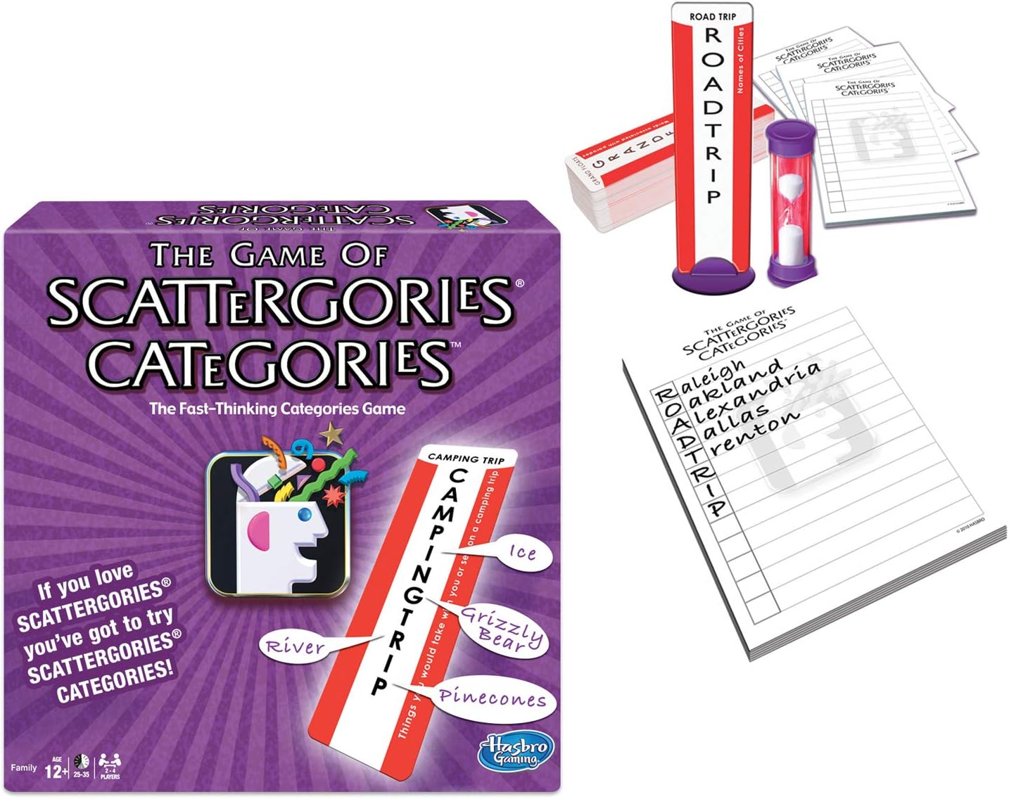 Scattergories Categories - A Fun Twist on the Fast-Thinking Original - 2 or More Players - Ages 12 and Up