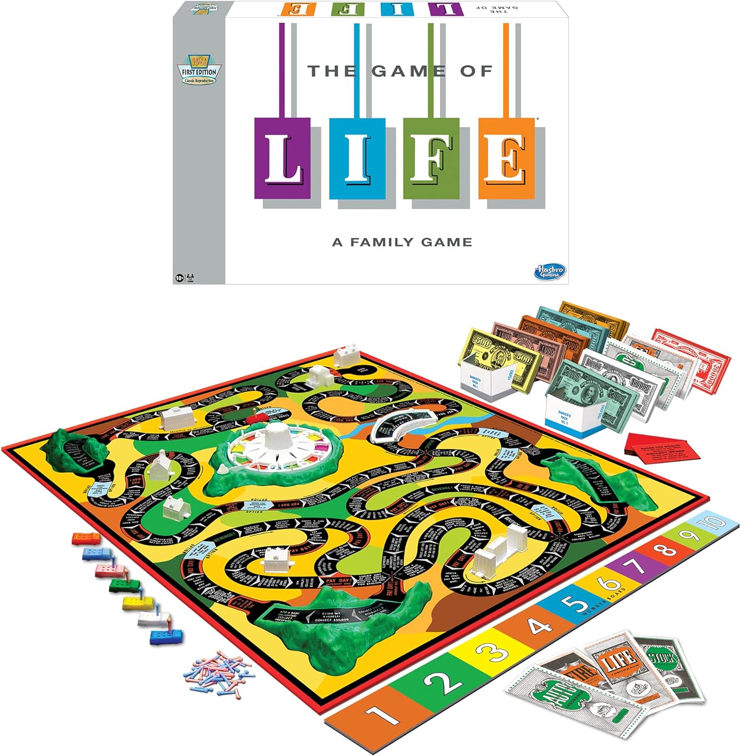 Winning Moves Games The Game of Life, 20 x 13.5 x 2.25 inches