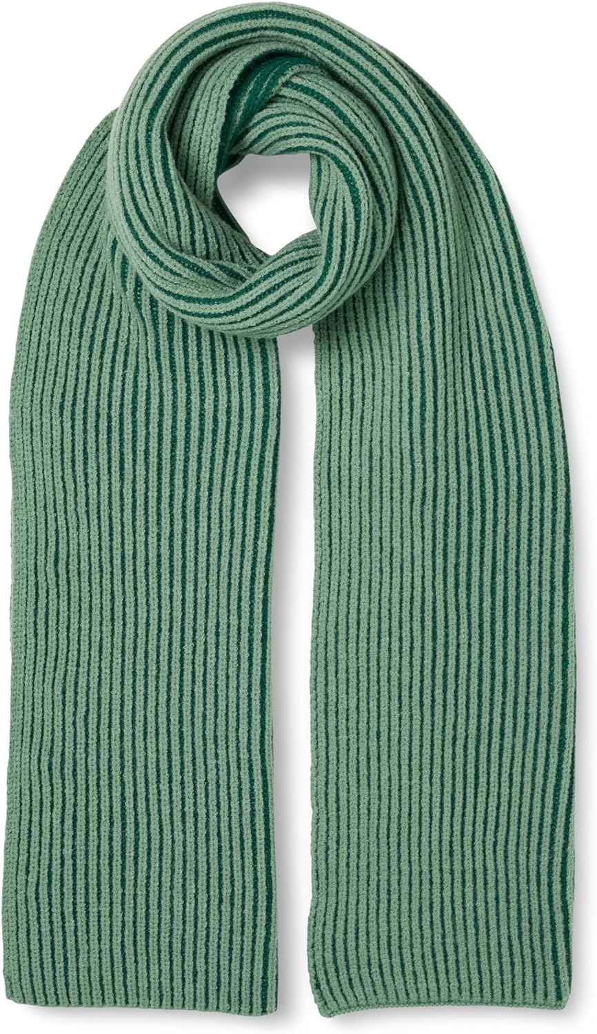 The Drop Women' Bliss Two-Tone Ribbed Scarf