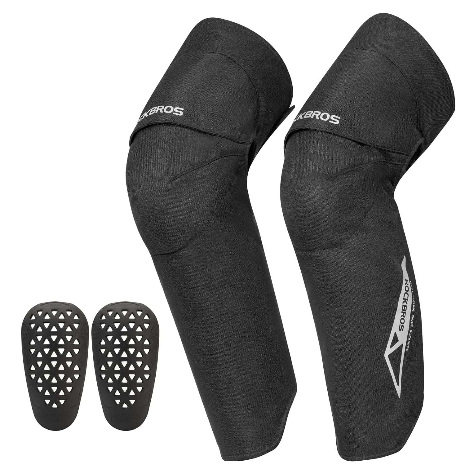 ROCKBROS Motorcycle Knee Pad Winter Leg Warmer Windproof Knee Warm Pad with EVA Protector for Motorcycle Skiing Snowmobile