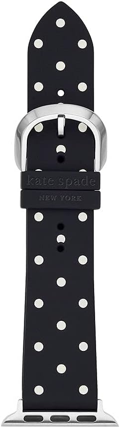 Kate Spade New York Interchangeable Silicone Band Compatible with Your 38/40/41mm Apple Watch- Straps for Apple Watch Series 8/7/6/5/4/3/2/1/SE