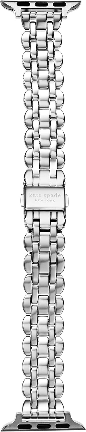 Kate Spade New York Interchangeable Stainless Steel Band Compatible with Your 38/40/41mm Apple Watch- Straps for Apple Watch Series 8/7/6/5/4/3/2/1/SE