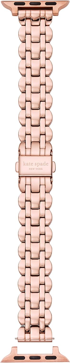 Kate Spade New York Interchangeable Stainless Steel Band Compatible with Your 38/40/41mm Apple Watch- Straps for Apple Watch Series 8/7/6/5/4/3/2/1/SE