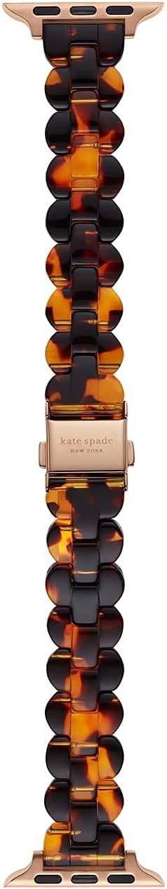 Kate Spade New York Interchangeable Stainless Steel Band Compatible with Your 38/40/41mm Apple Watch- Straps for Apple Watch Series 8/7/6/5/4/3/2/1/SE