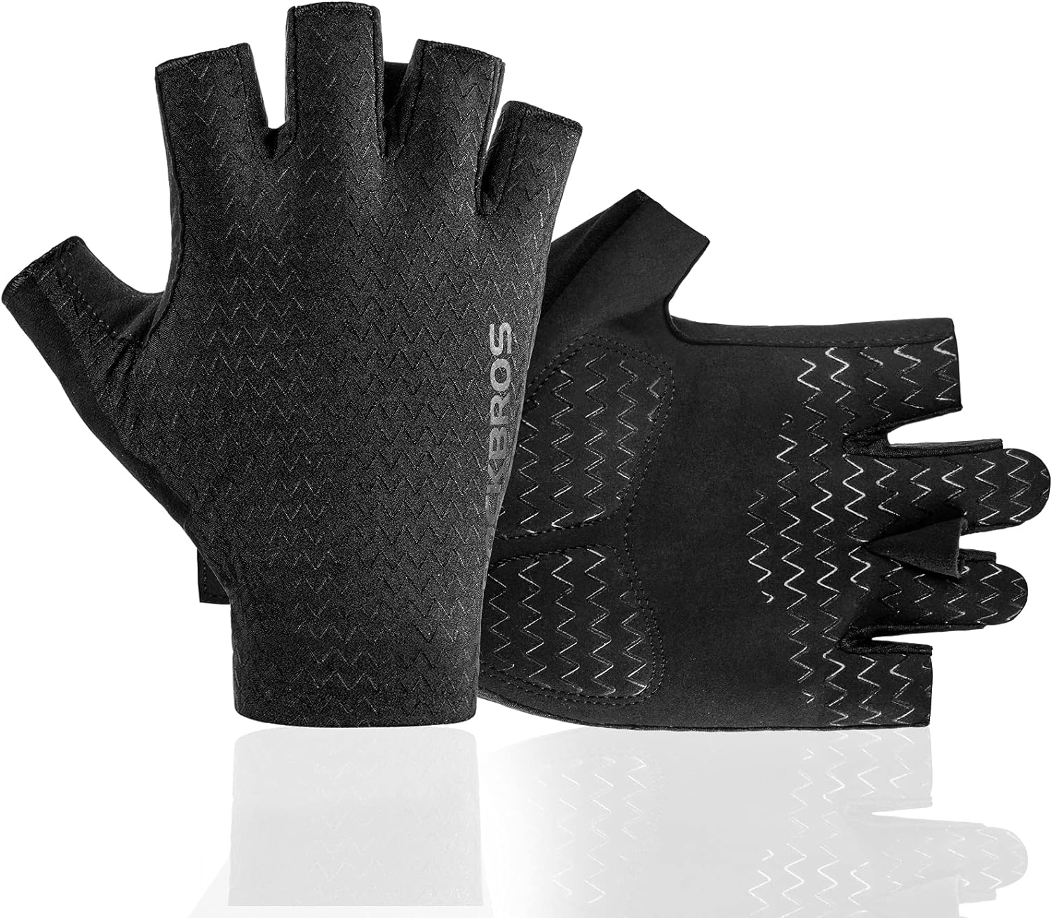 ROCKBROS Cycling Gloves Bike Gloves Biking Gloves for Men and Women Half Finger MTB Road Bicycle Gloves - Absorbing Gel Pad Anti-Slip Breathable Motorcycle Mountain Bike Gloves Unisex