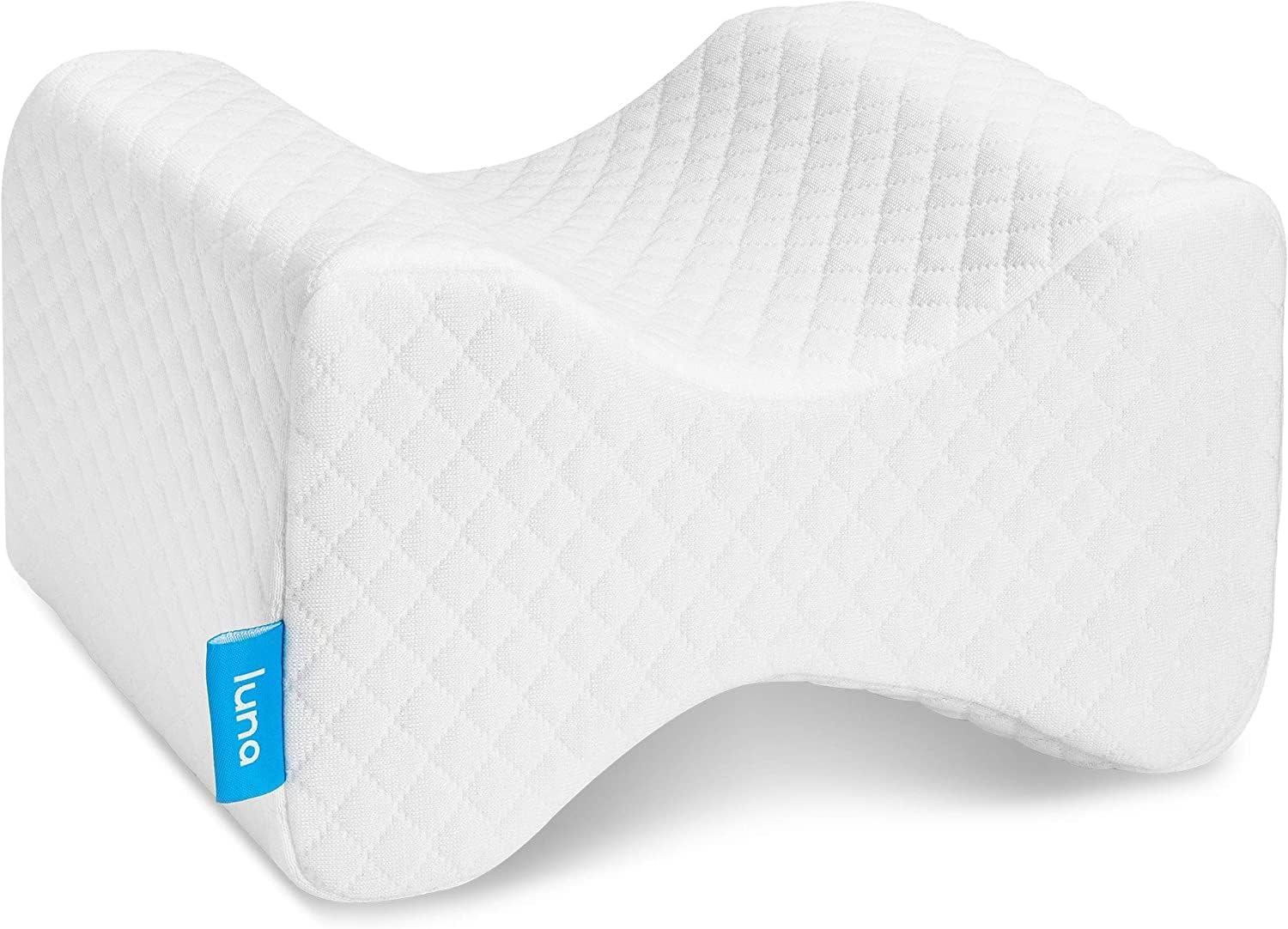 Luna [Memory Foam Pillow Knee Pillow Pillows Leg Positioner Wedge Pillow | Bed Pillow Back Support | Pillow Memory Foam for Hip Pain, Lower Back Pain Relief, & Side Sleeper Pillows for Adults