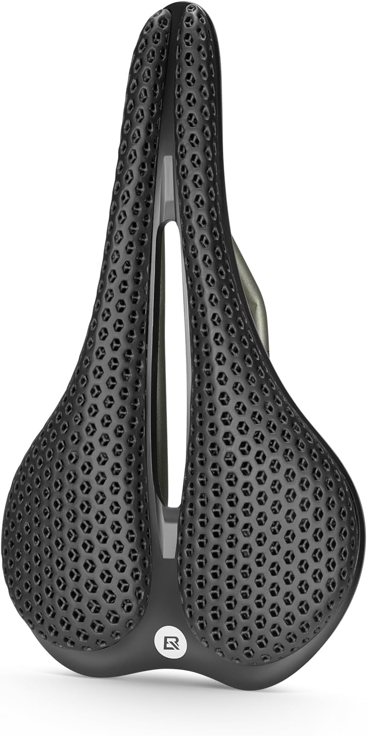 ROCKBROS 3D Bike Saddle with Carbon Fiber for Men - Road Bike Saddle Bike Seat Custom Fit for Improved Performance - Adaptive Bicycle Seat for Gravel Bike