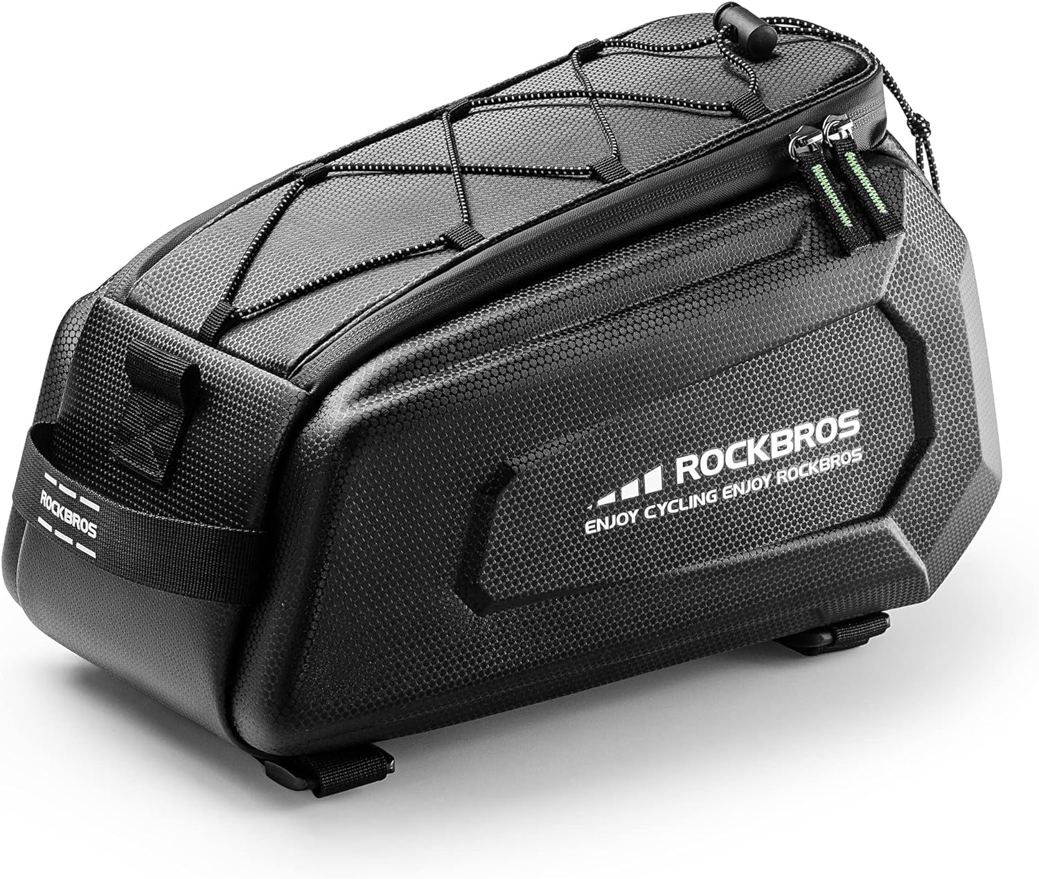 ROCKBROS Bike Rack Bags - Hard Shell Bicycle Rear Rack Bag Large Pannier for Bicycle Rear Rack Bags Bike Rear Seat Bag Bike Trunk Bag Ebike Battery Bag Bike Saddle Bag for Rear Rack Bike Accessories