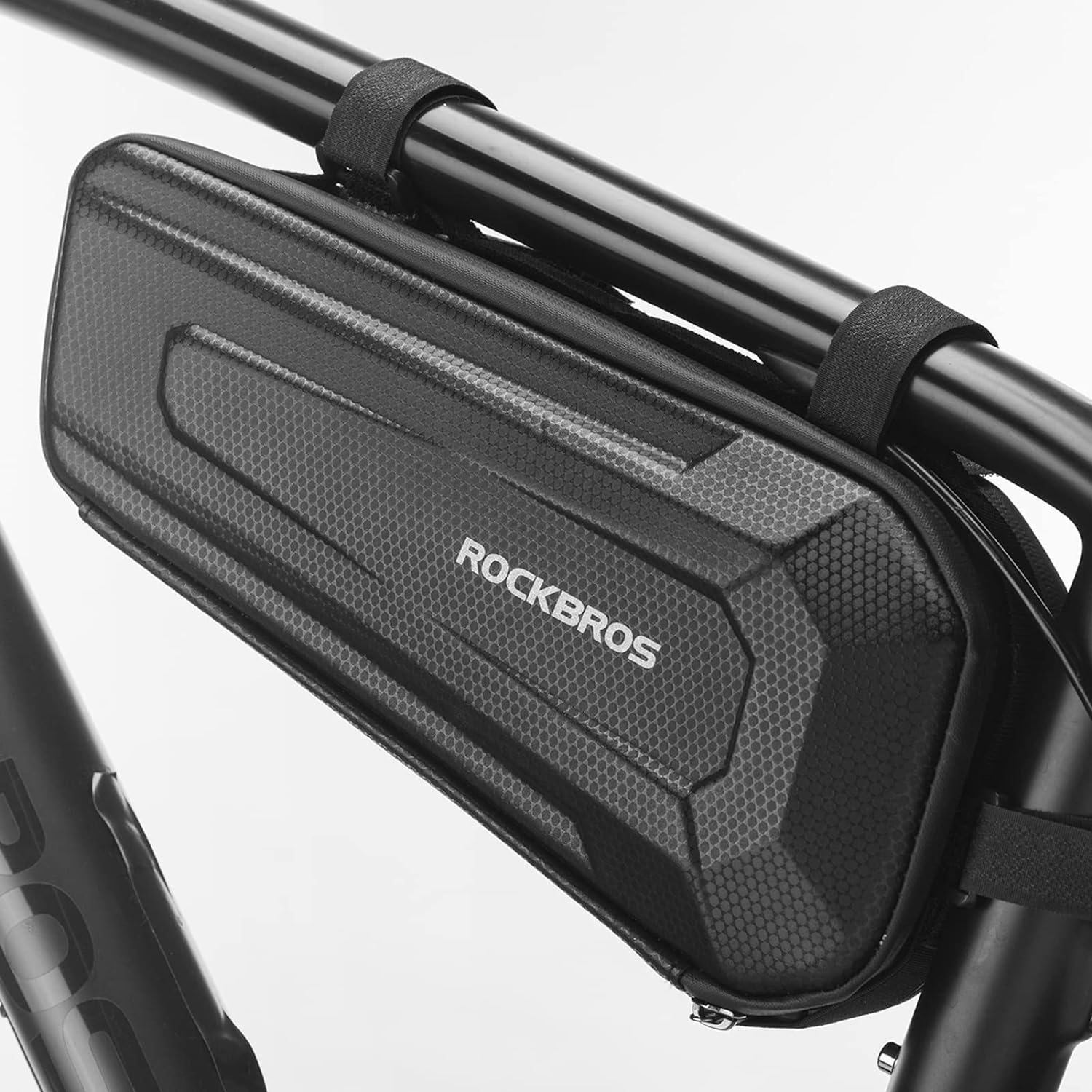 ROCKBROS Bike Frame Bag Hard Shell EVA Bike Triangle Bag Bike Top Tube Bag 1.5L Capacity