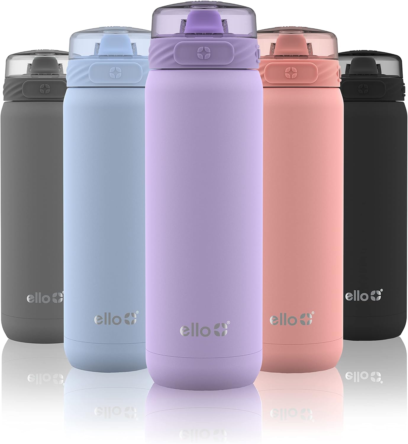 Ive tried a ton of insulated bottles and mugs over the years and this one is by far my favorite, both because its a straw (you dont have to tilt the mug to drink out of it you just hold it up to your mouth vertically - this is a real plus if you have ice in it, because tilting with ice sometimes means either a gush or the opening blocked by ice), and also because of the flip-cap that covers the whole top (if youre moving through a crowd that keeps your sippy-hole nice and clean from other pe