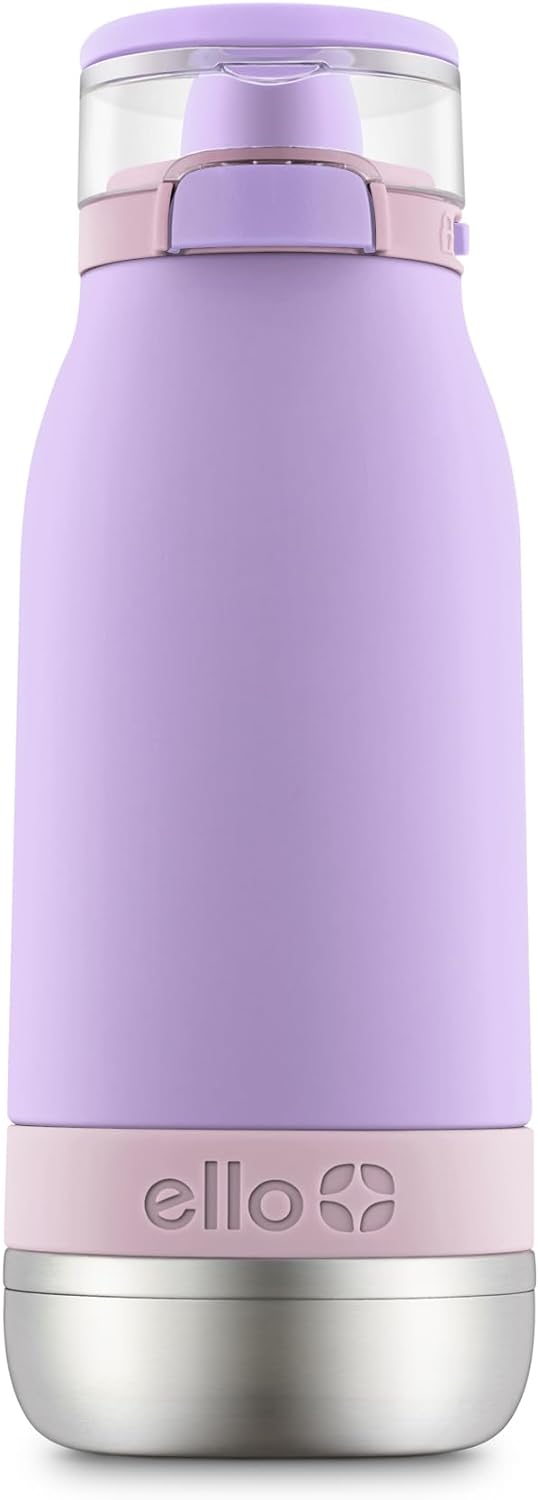 As a parent, I am always on the lookout for products that are not only functional but also safe and appealing to my kids. The Ello Emma 14oz Vacuum Insulated Stainless Steel bottle has proven to be an excellent choice for my children, and here' why.One of the standout features of this bottle is its impressive ability to keep beverages at the desired temperature for an extended period. Whether it' keeping their water refreshingly cold during outdoor activities or maintaining the warmth of their