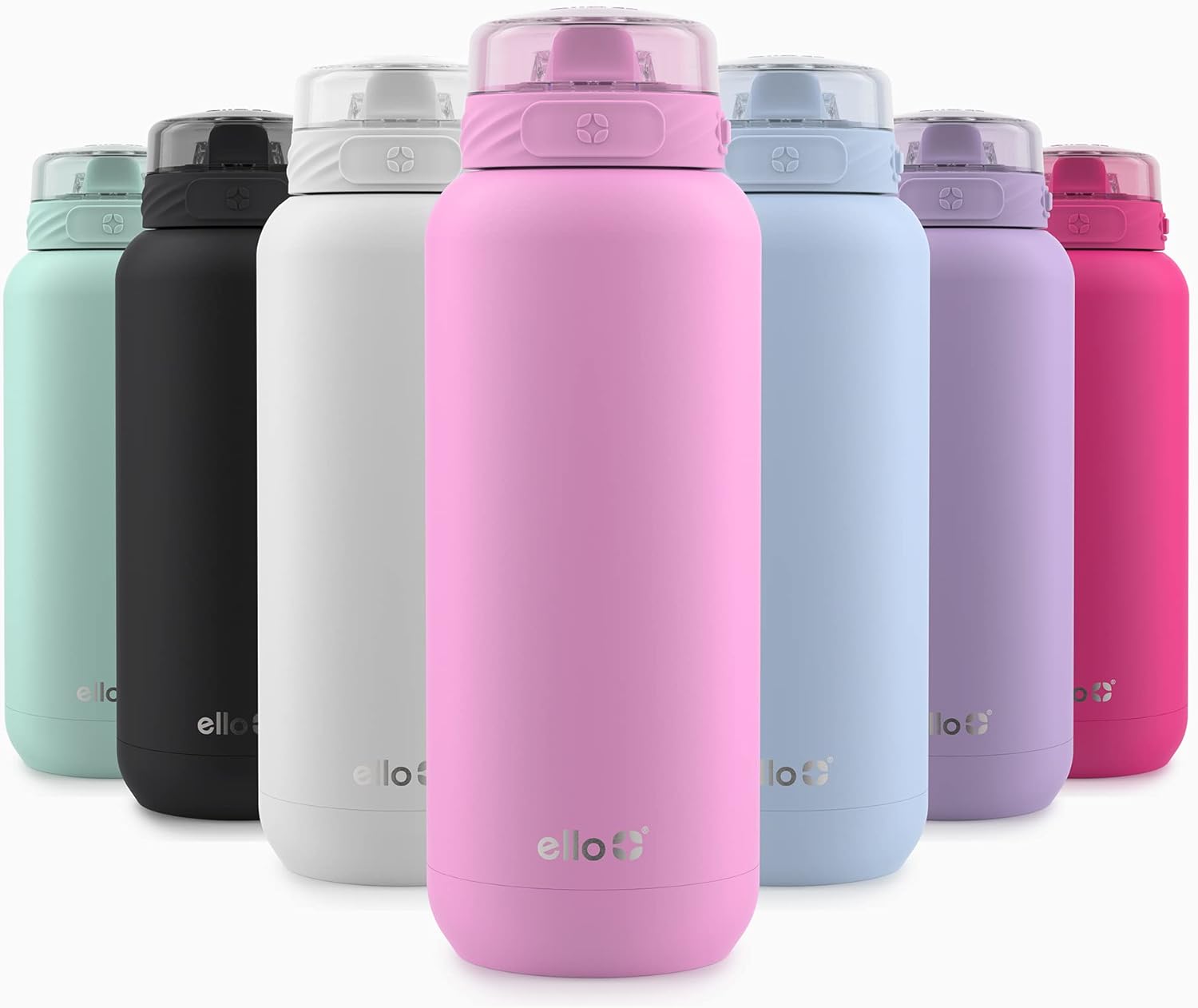 Ive tried a ton of insulated bottles and mugs over the years and this one is by far my favorite, both because its a straw (you dont have to tilt the mug to drink out of it you just hold it up to your mouth vertically - this is a real plus if you have ice in it, because tilting with ice sometimes means either a gush or the opening blocked by ice), and also because of the flip-cap that covers the whole top (if youre moving through a crowd that keeps your sippy-hole nice and clean from other pe