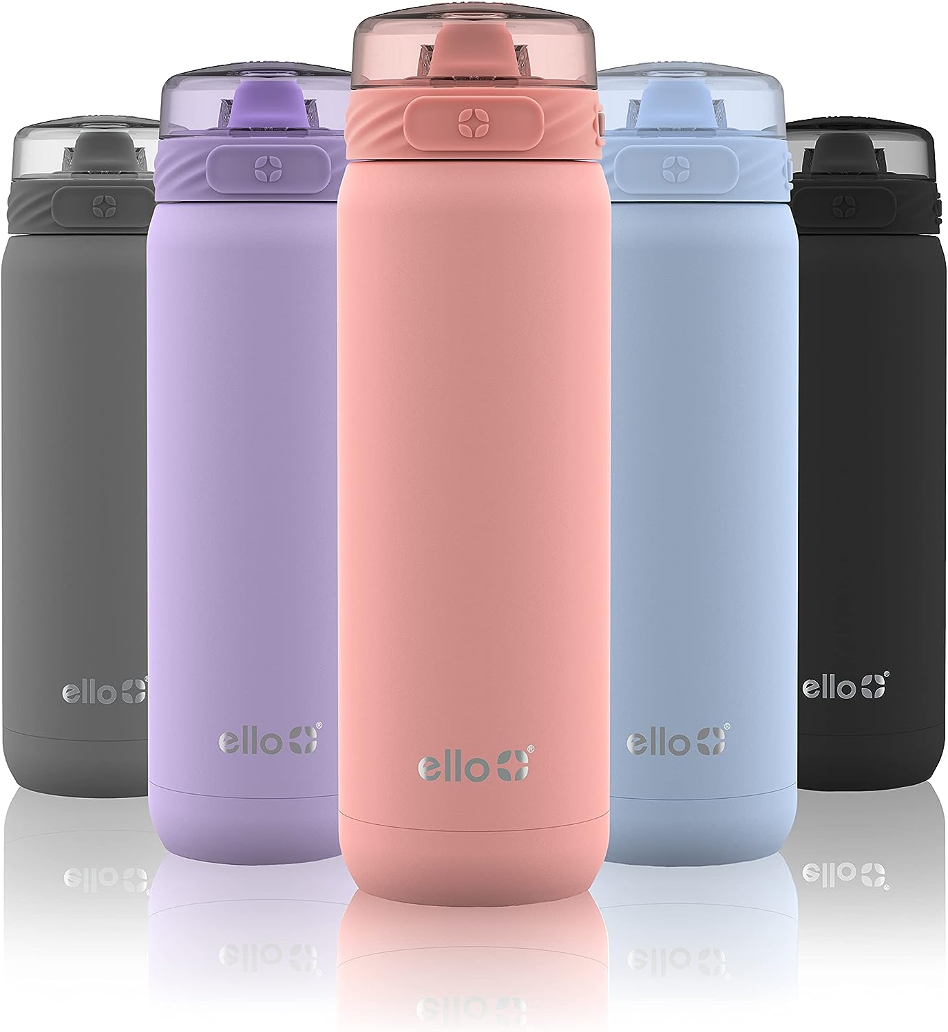 Ive tried a ton of insulated bottles and mugs over the years and this one is by far my favorite, both because its a straw (you dont have to tilt the mug to drink out of it you just hold it up to your mouth vertically - this is a real plus if you have ice in it, because tilting with ice sometimes means either a gush or the opening blocked by ice), and also because of the flip-cap that covers the whole top (if youre moving through a crowd that keeps your sippy-hole nice and clean from other pe