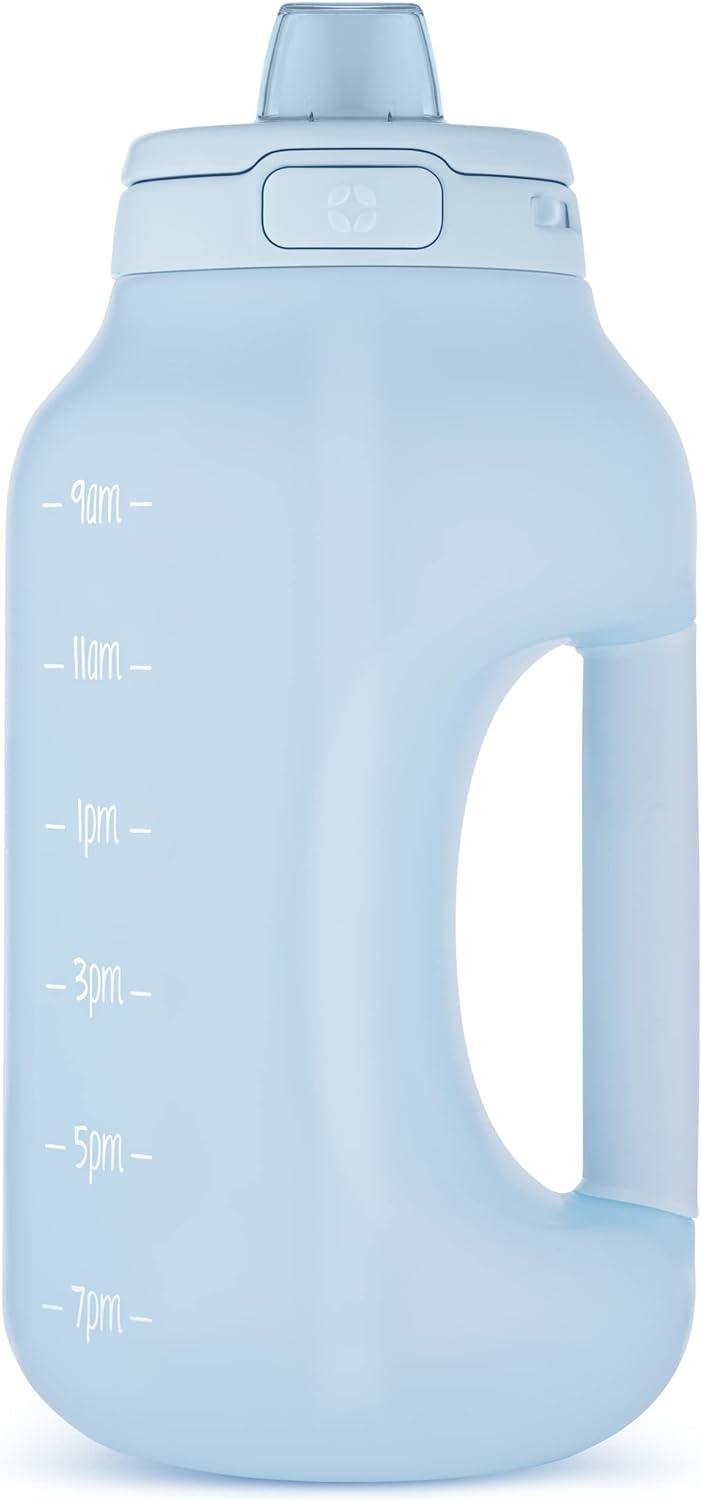 I do physical labor out in all temps and this is great for staying hydrated. Holds enough water to get me through a shift without having to refill constantly but isn't too huge or unwieldy. The handle which flips up at the top is super convenient compared to other bigger water bottles I've used. Streamlined design makes it very easy to tote around.Like all water bottles with an inset handle, cleaning it is kind of a pain, but I alternate baking soda/vinegar, hot water/soap, and salt/ice, and use