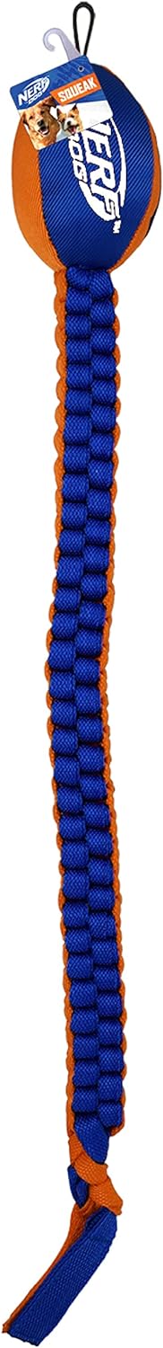 Nerf Dog 30in Vortex Chain Tug - Blue/Orange, (3441)