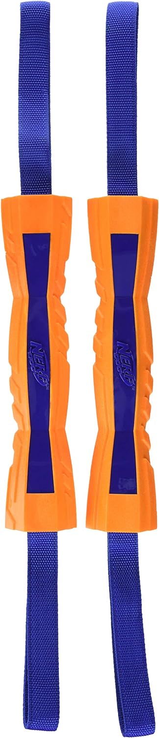 Nerf Dog Megaton Competition Stick Dog Toy, Lightweight, Durable and Water Resistant, 12 Inches, for Medium/Large Breeds, Single Unit, Blue/Orange