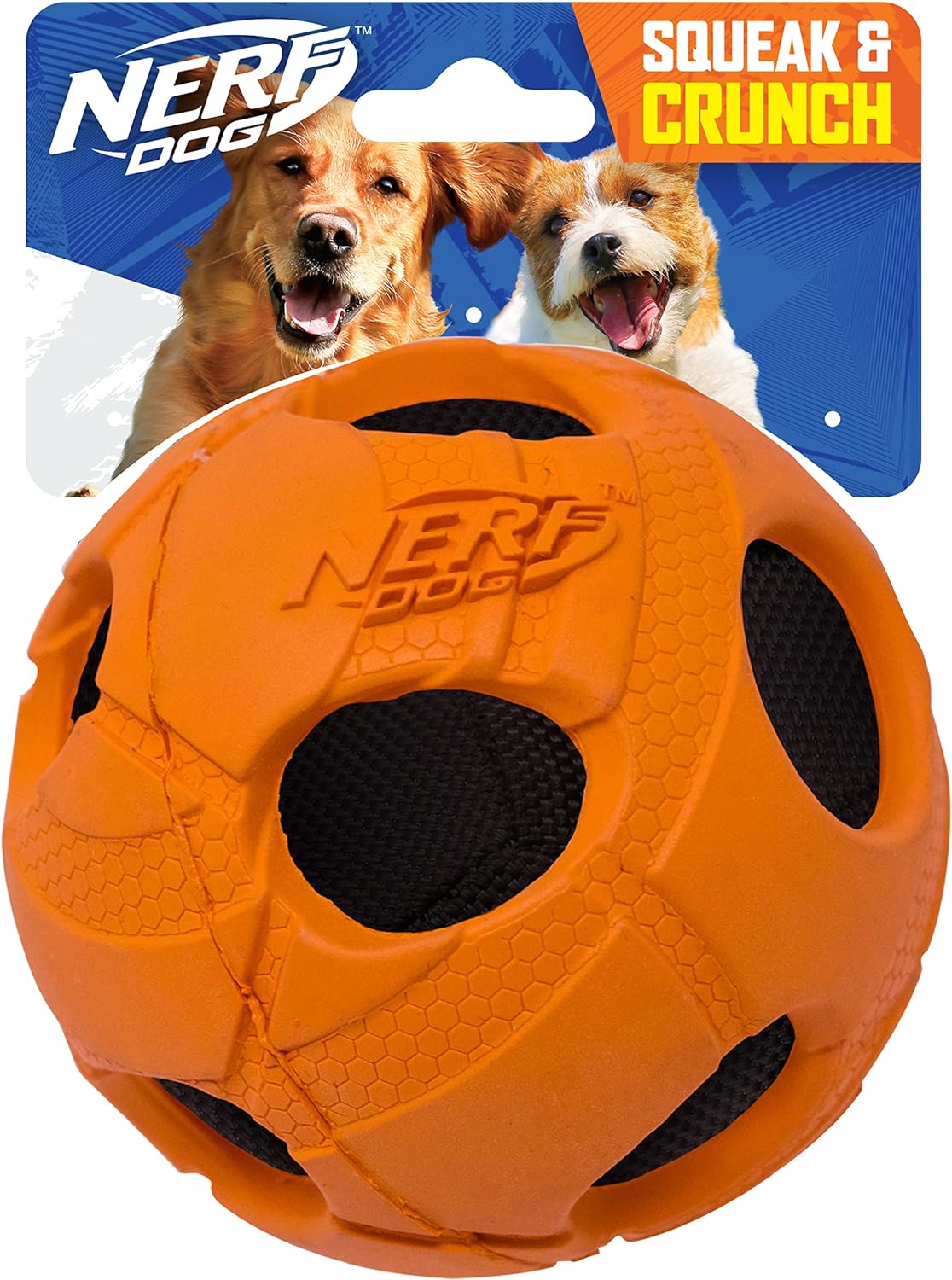 Nerf Products 3220 Bash Crunch Ball, Large, Orange, One-Size-for-Most