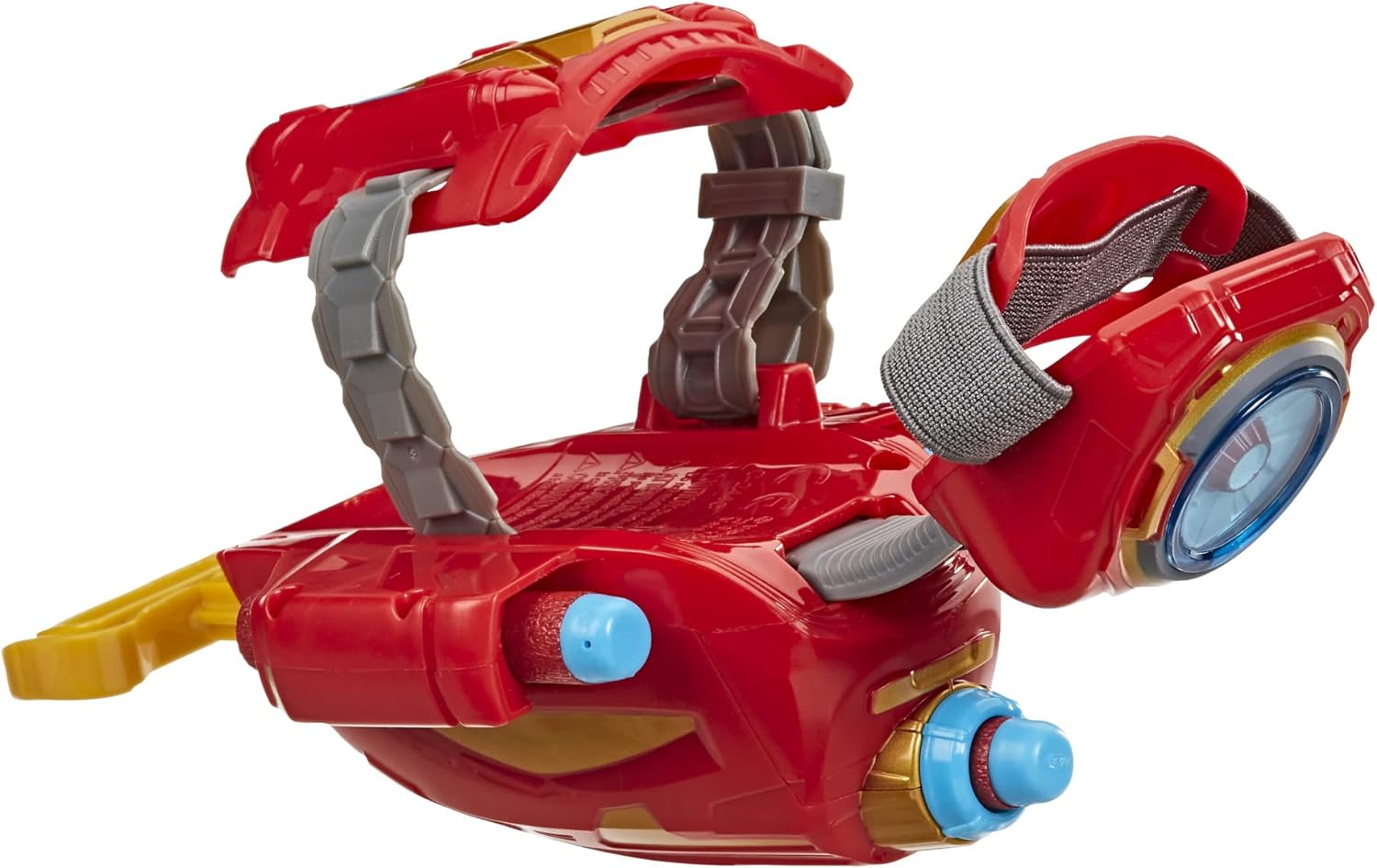 Marvel Nerf Power Moves Avengers Iron Man Repulsor Blast Gauntlet Dart-Launching Toy , Roleplay, Toys for Kids Ages 5 and Up (Amazon Exclusive)
